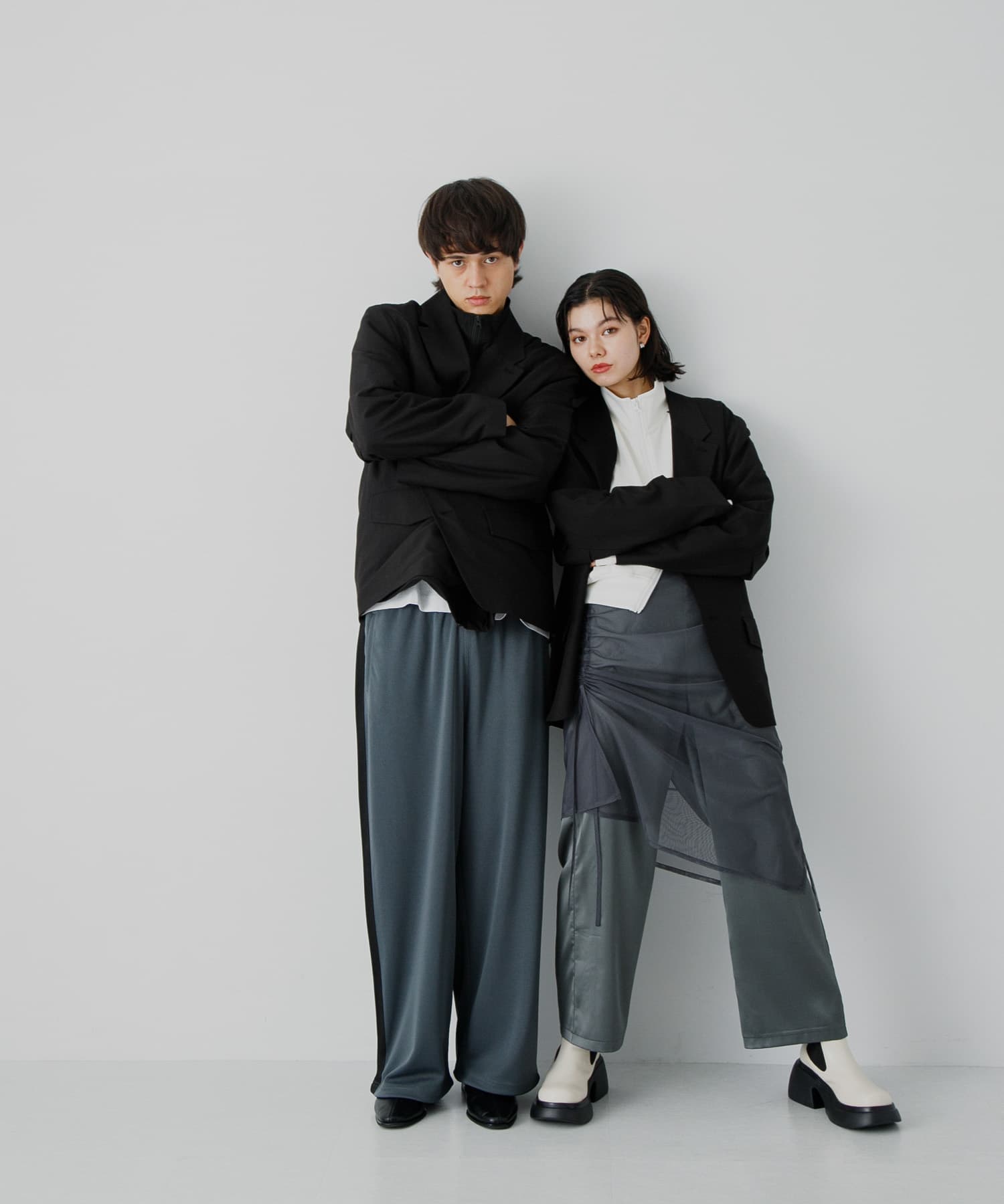 身長：184cm サイズ：L / 身長：168cm サイズ：M