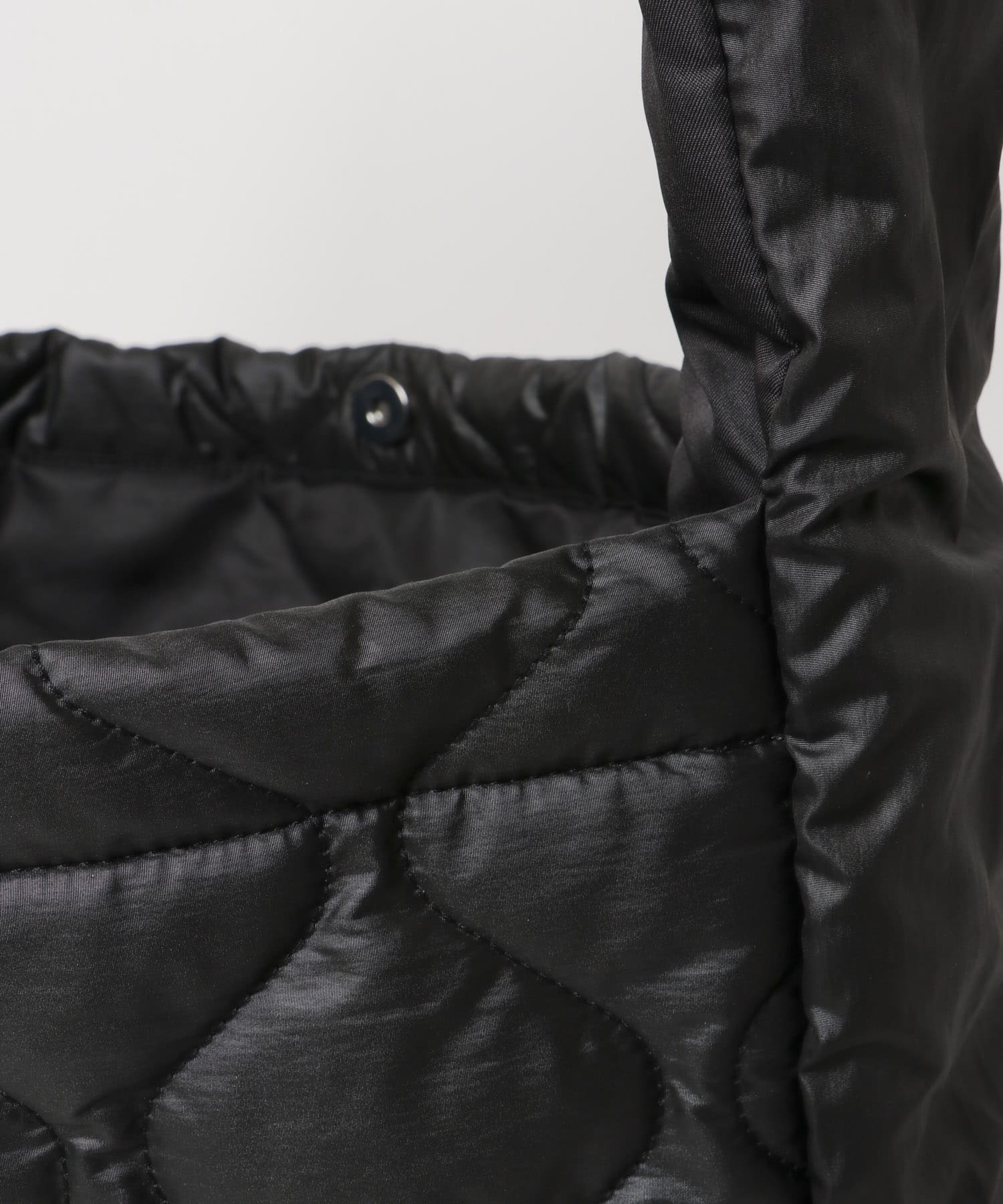 ナイロンキルトビッグショルダー BLACK one