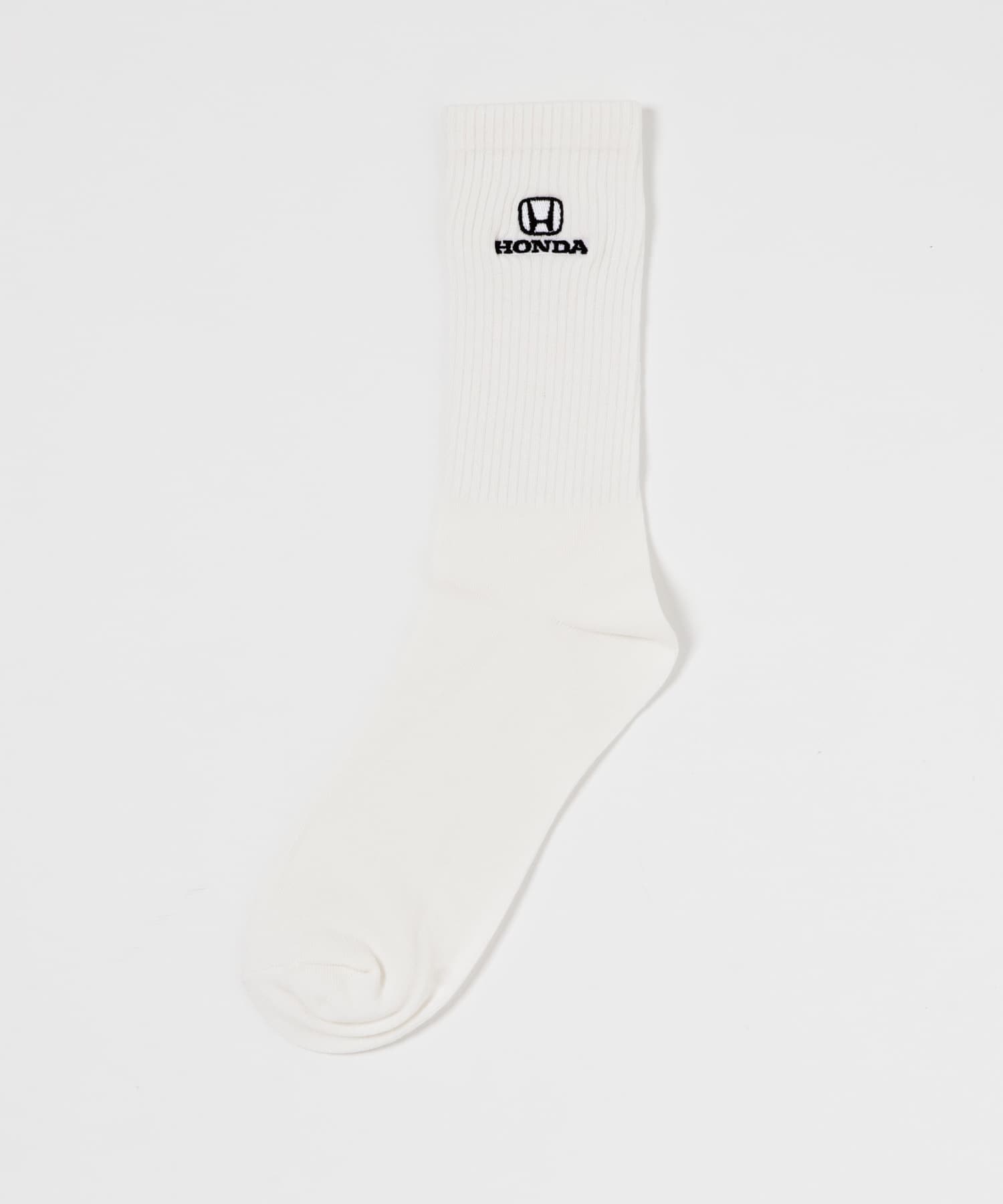 HONDA Logo Socks WHITE 25-27