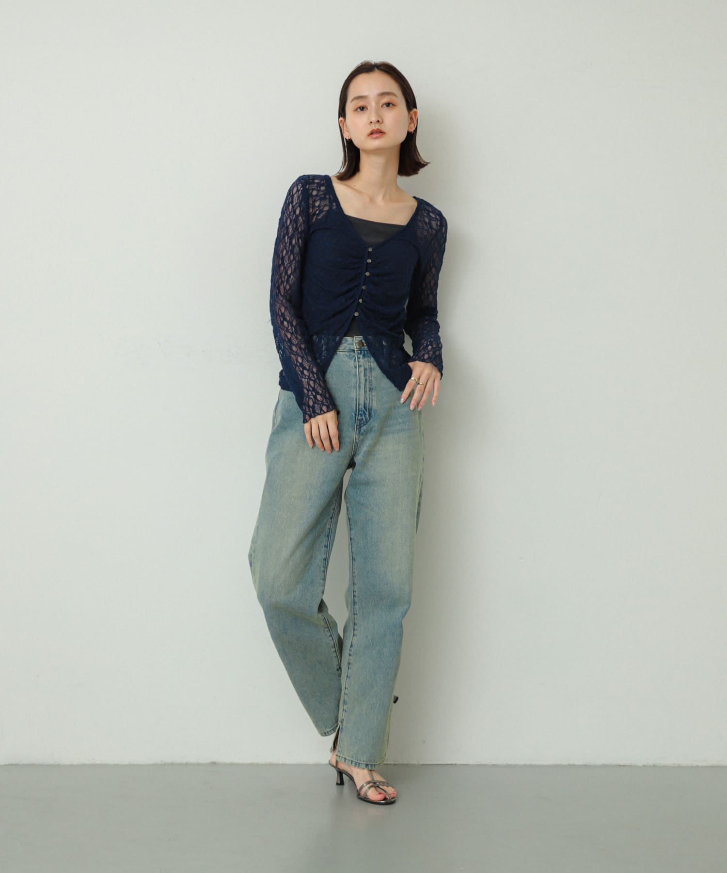 身長：169cm サイズ：one