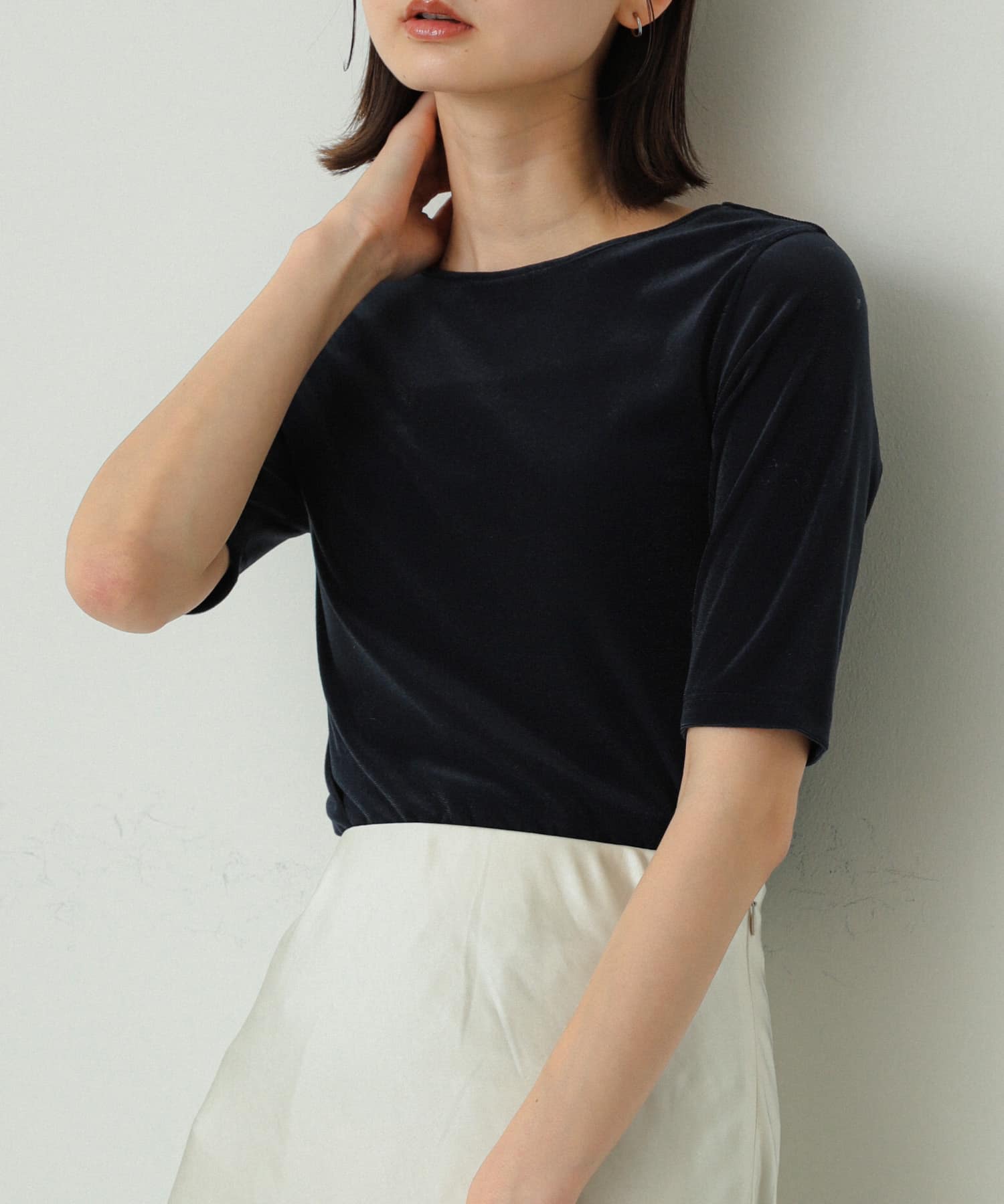 身長：169cm サイズ：one