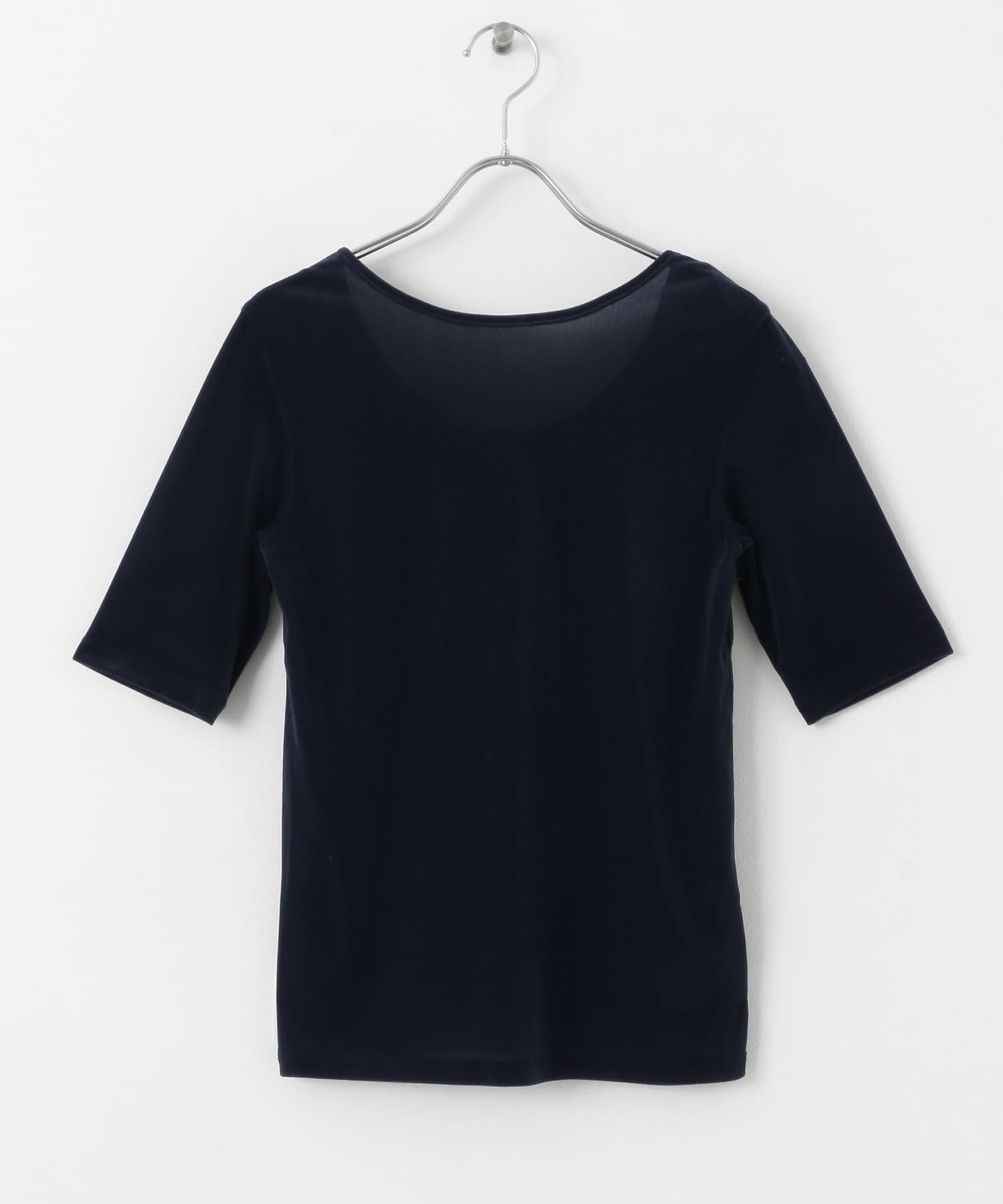 シアーベロアTシャツ(半袖) NAVY one
