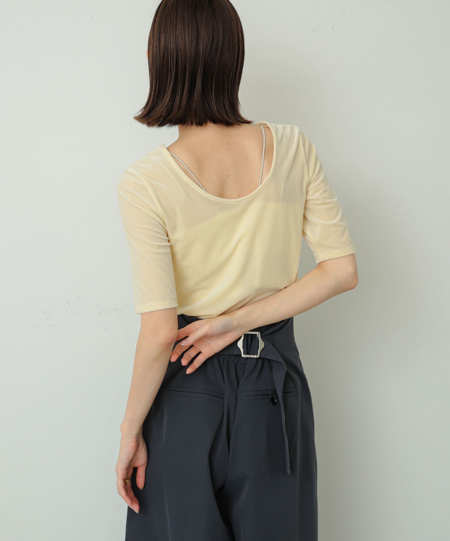 身長：169cm サイズ：one