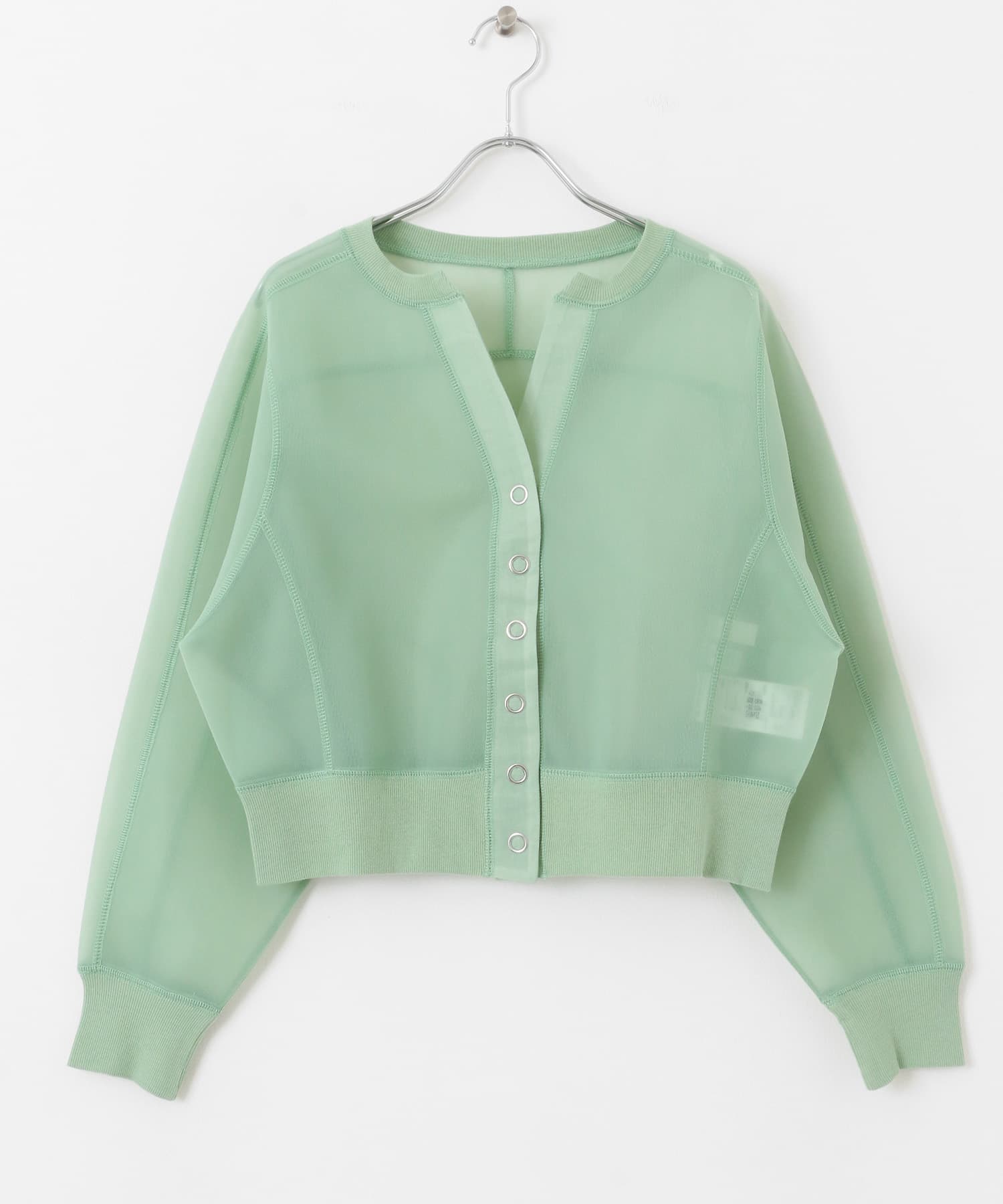 シアーダンボールカーディガン MINT one