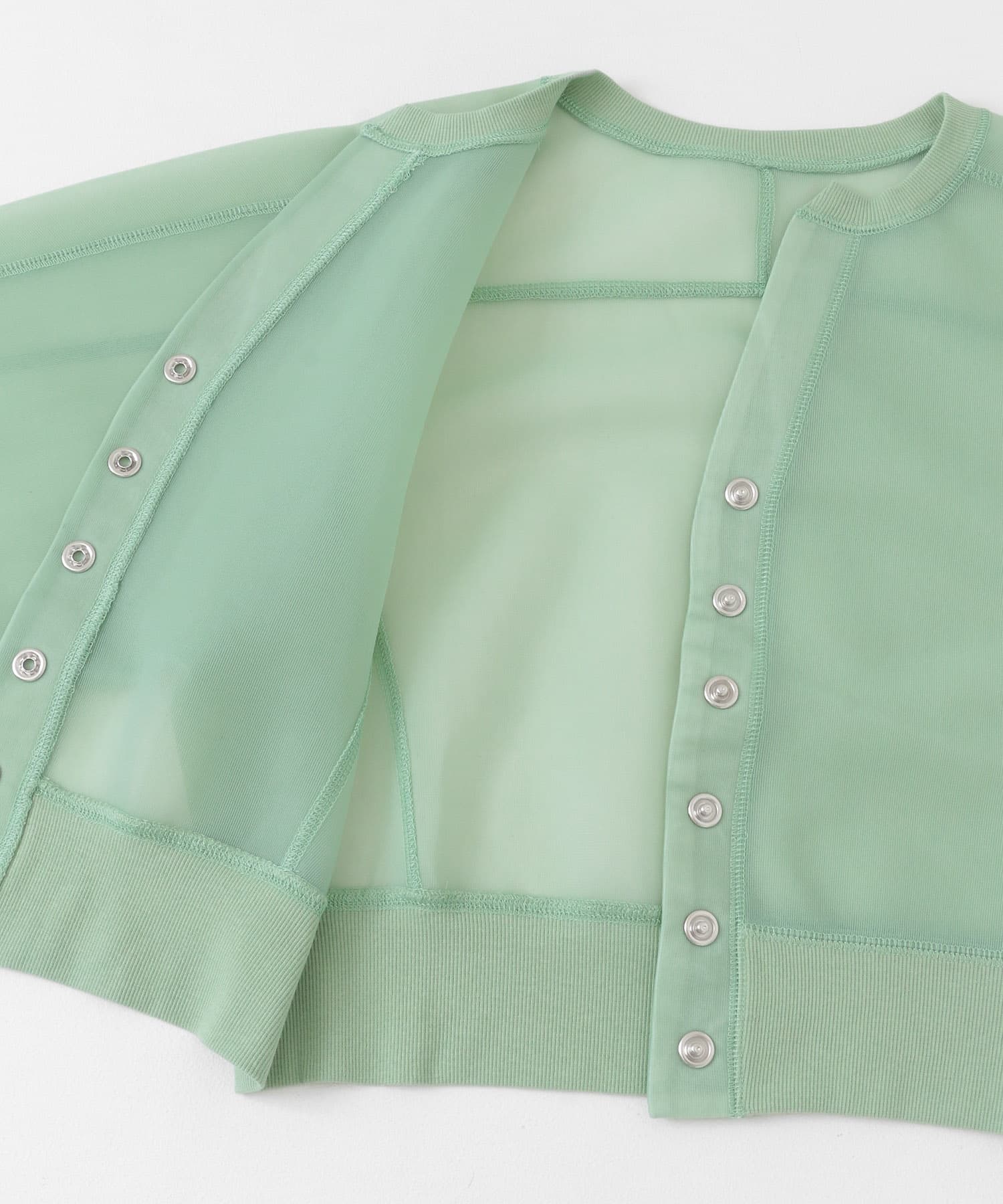 シアーダンボールカーディガン MINT one