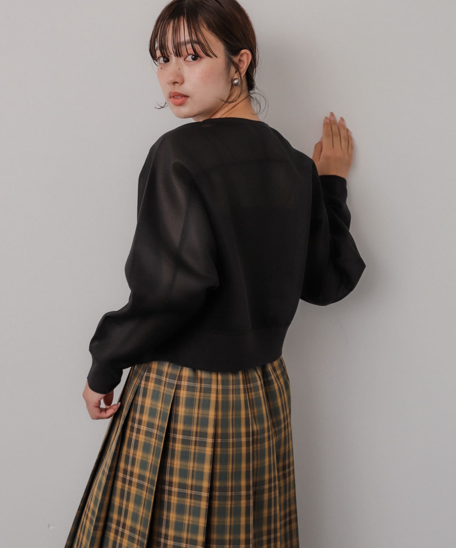 身長：158cm サイズ：one