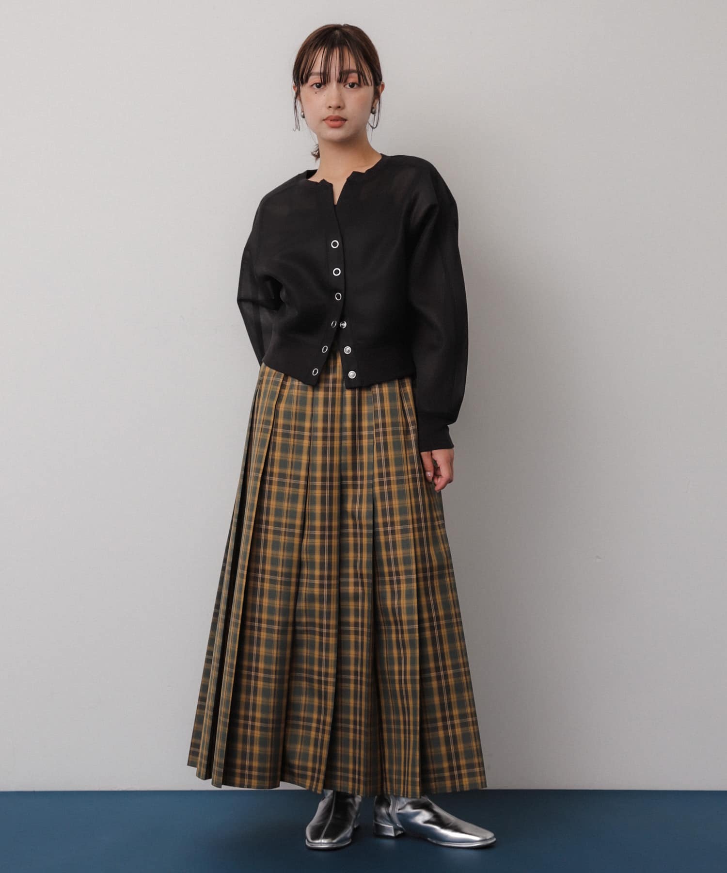 身長：158cm サイズ：one