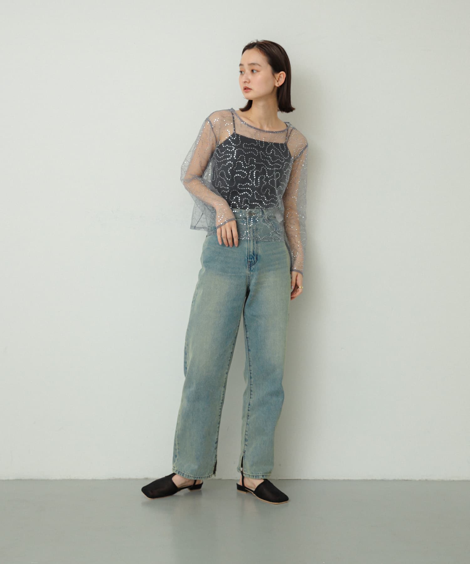 身長：169cm サイズ：one