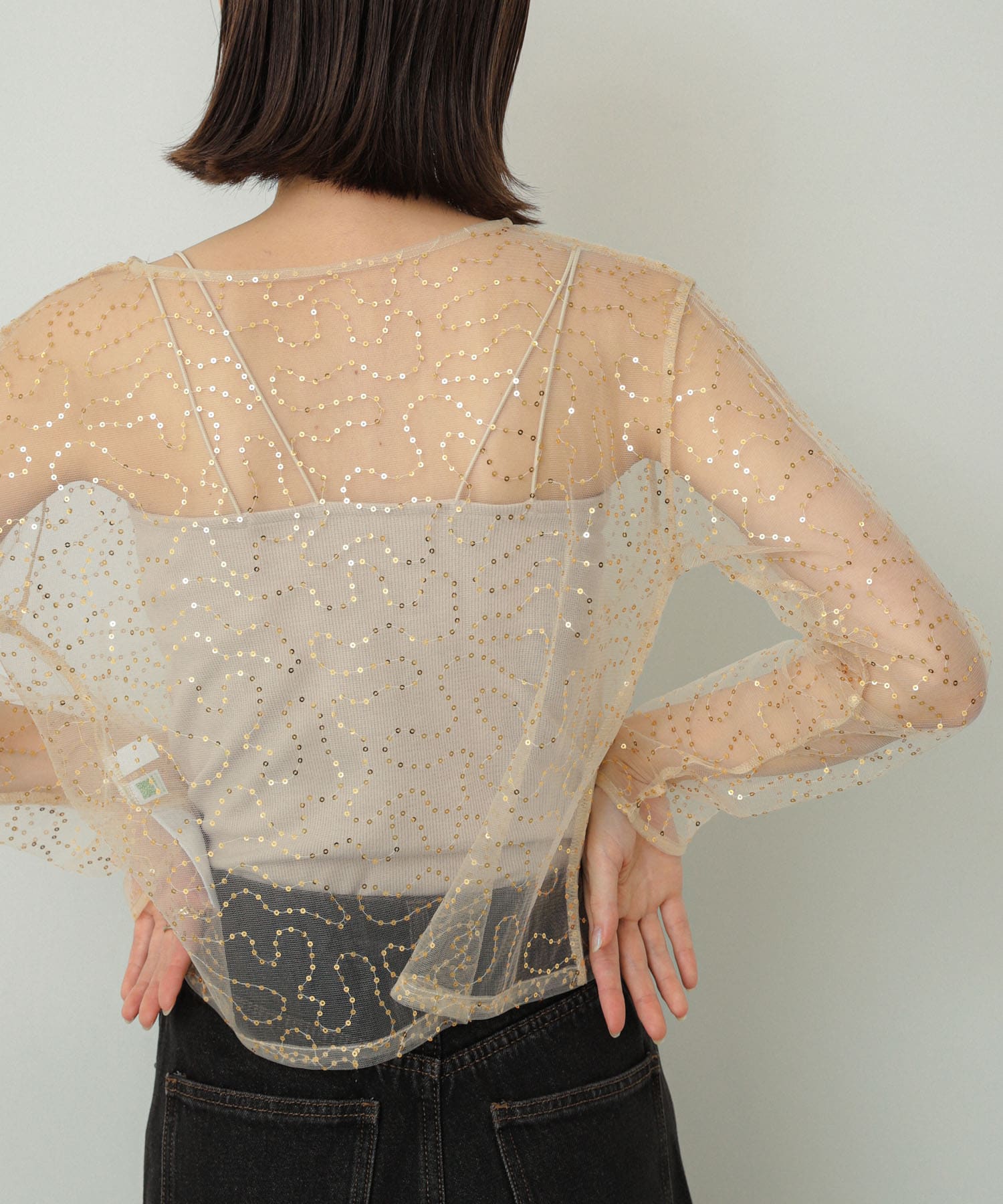 身長：169cm サイズ：one