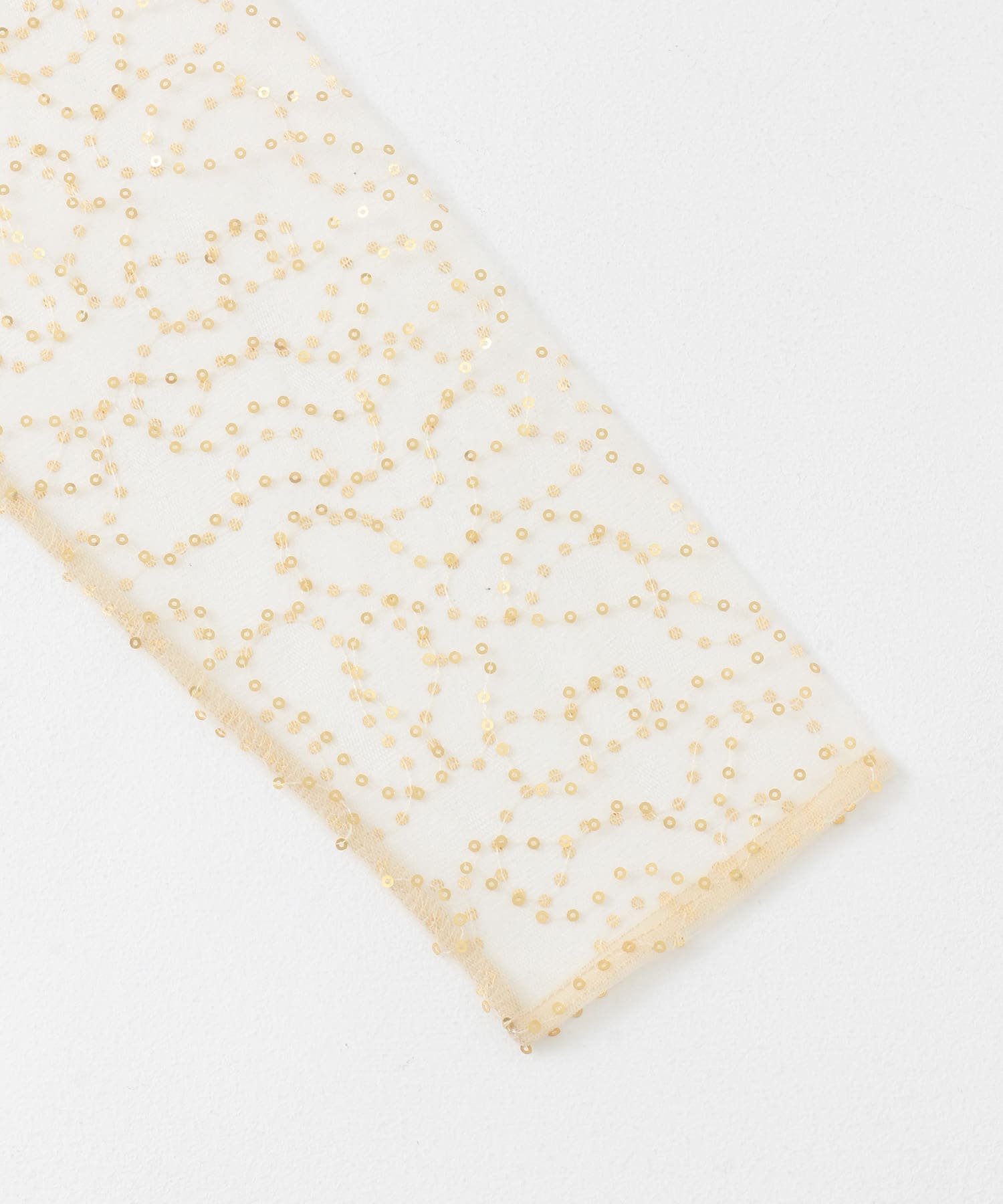 スパンコールチュールトップ GOLD one