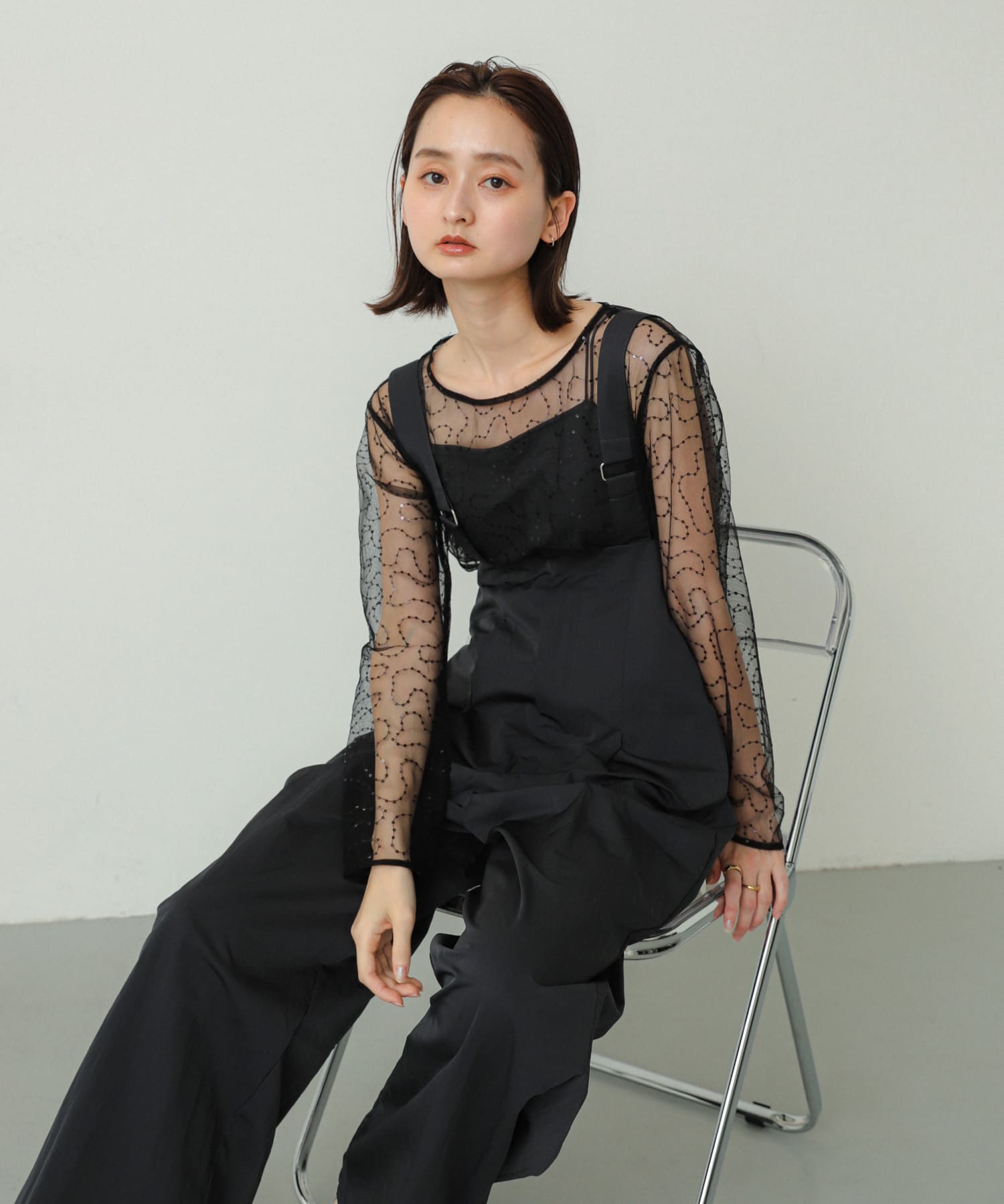 身長：169cm サイズ：one