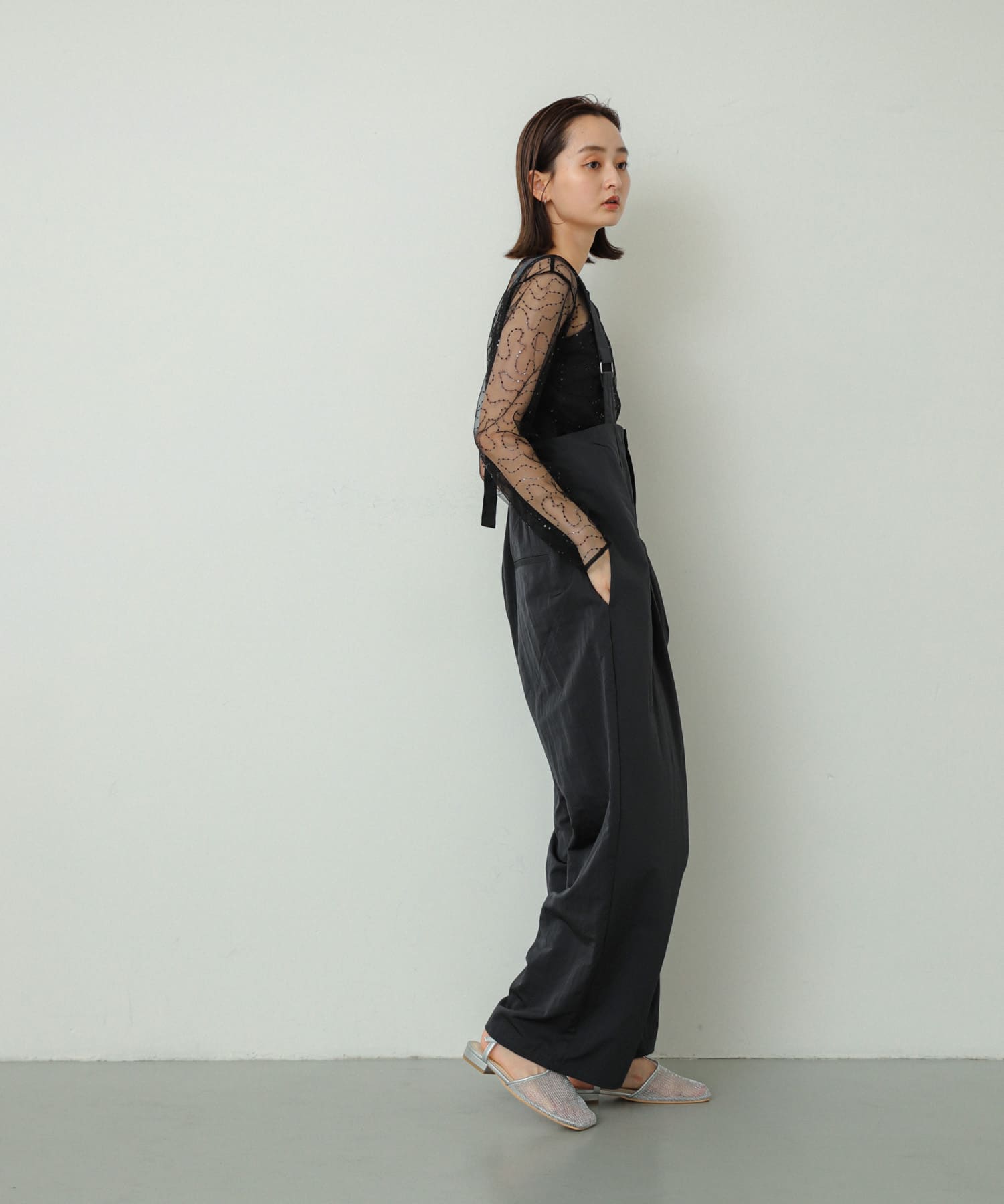 身長：169cm サイズ：one