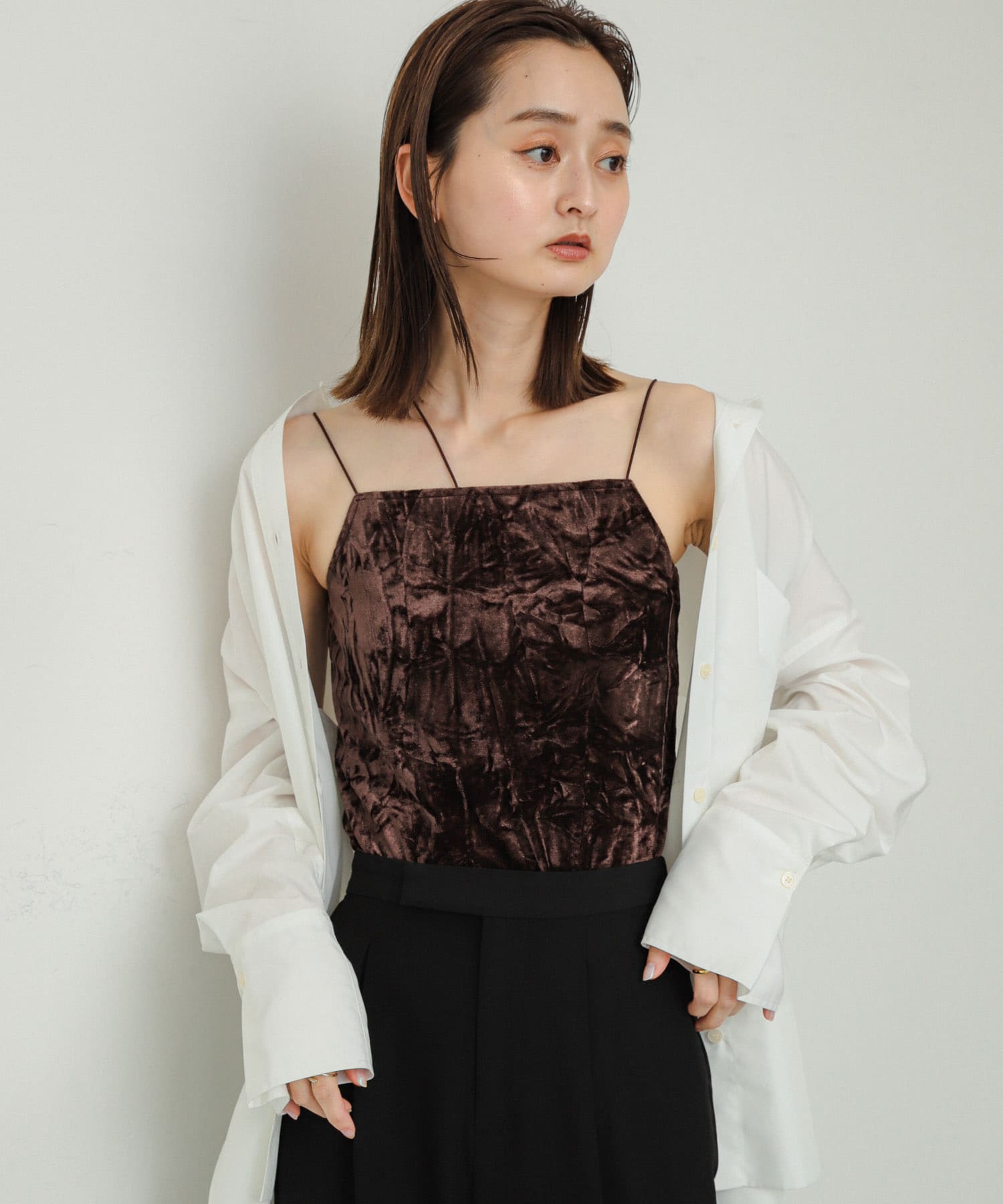 身長：169cm サイズ：one