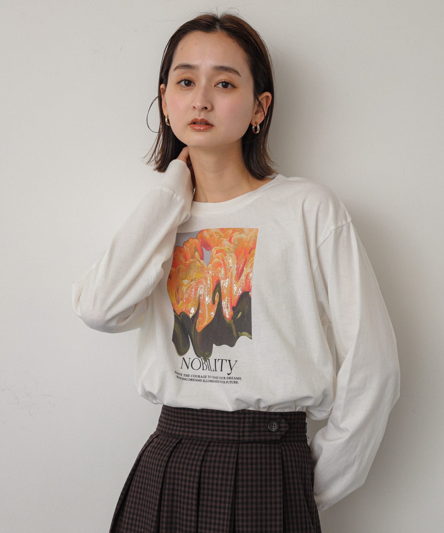身長：169cm サイズ：one