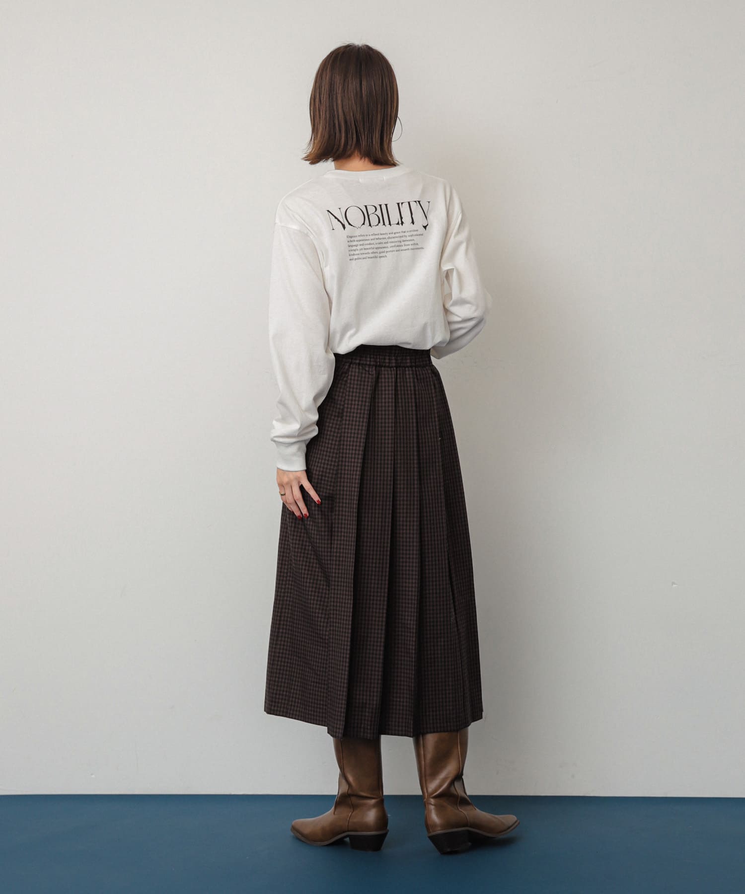 身長：169cm サイズ：one