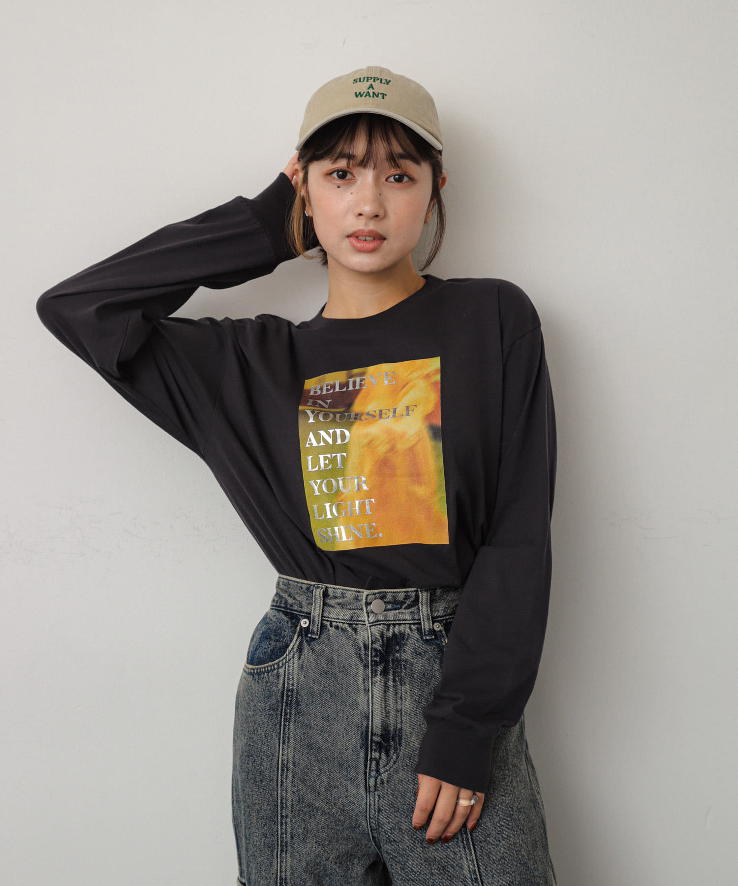 身長：158cm サイズ：one