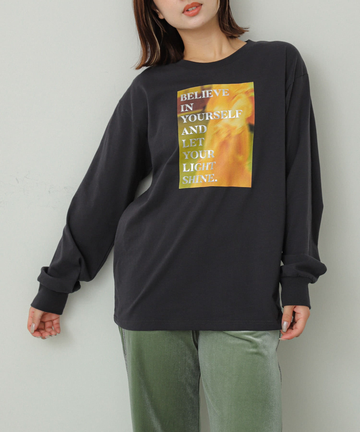 身長：158cm サイズ：one