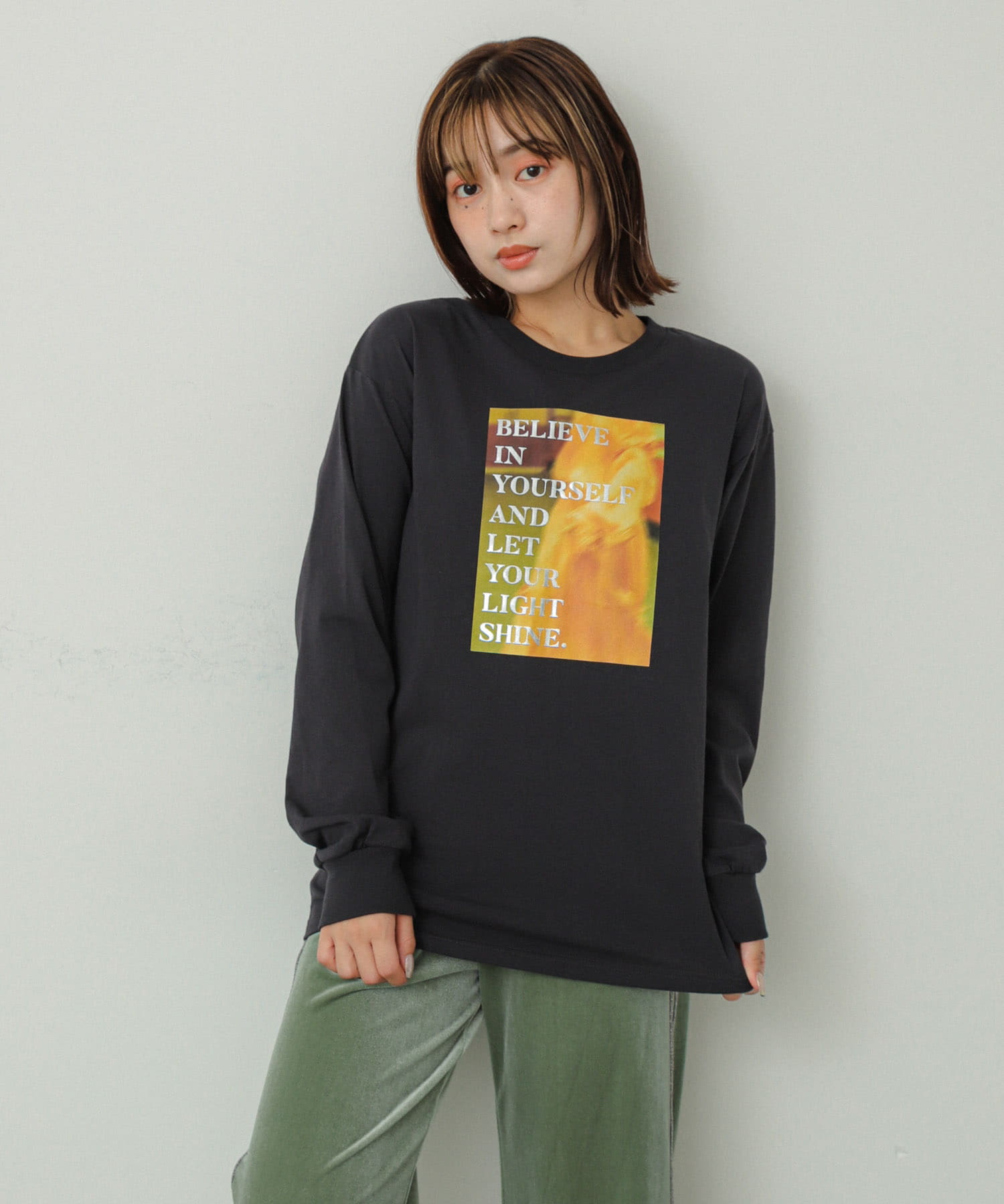 身長：158cm サイズ：one