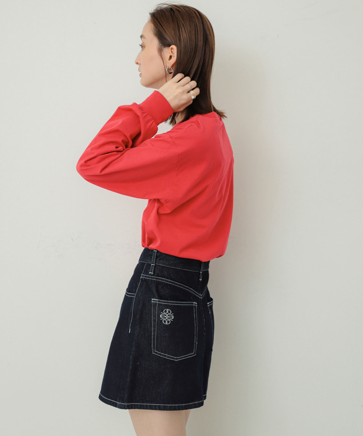 身長：169cm サイズ：one