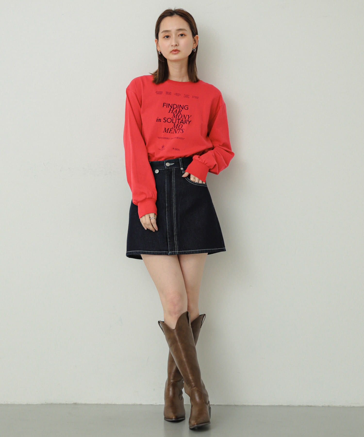 身長：169cm サイズ：one