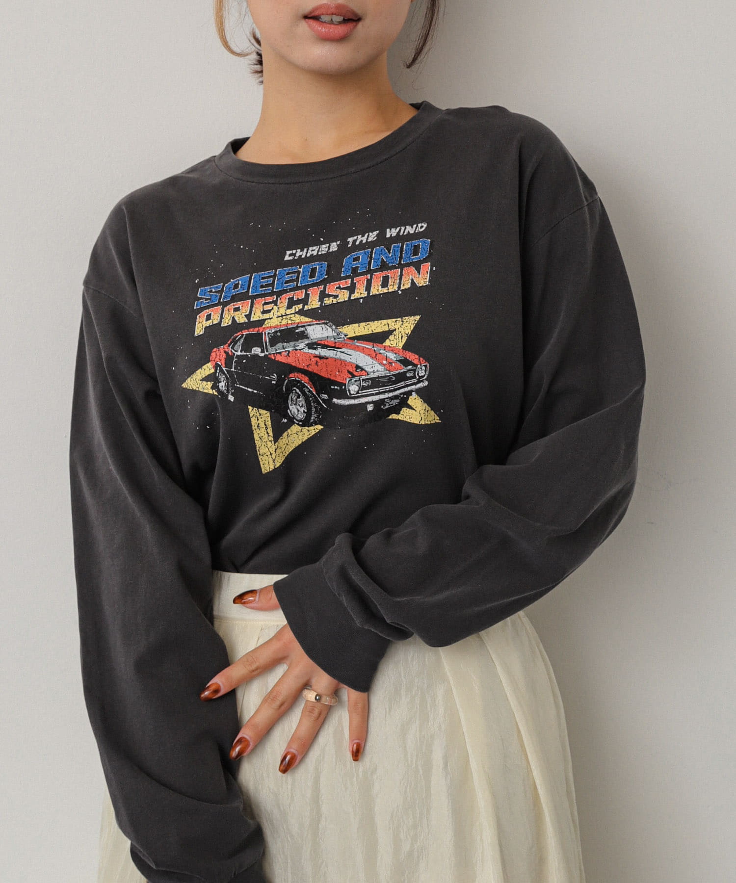 身長：158cm サイズ：one