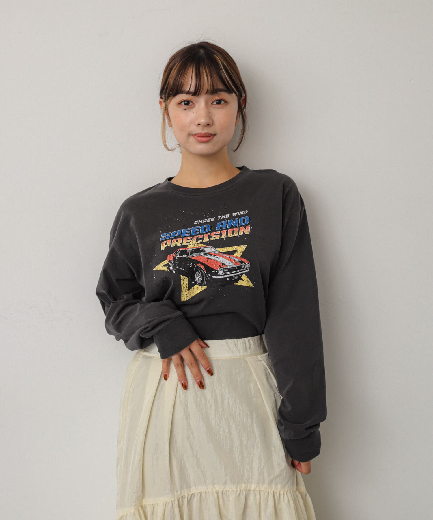 身長：158cm サイズ：one