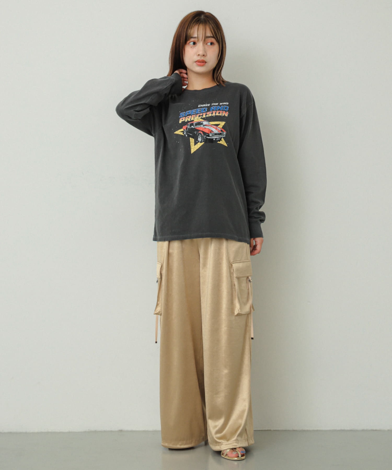 身長：158cm サイズ：one