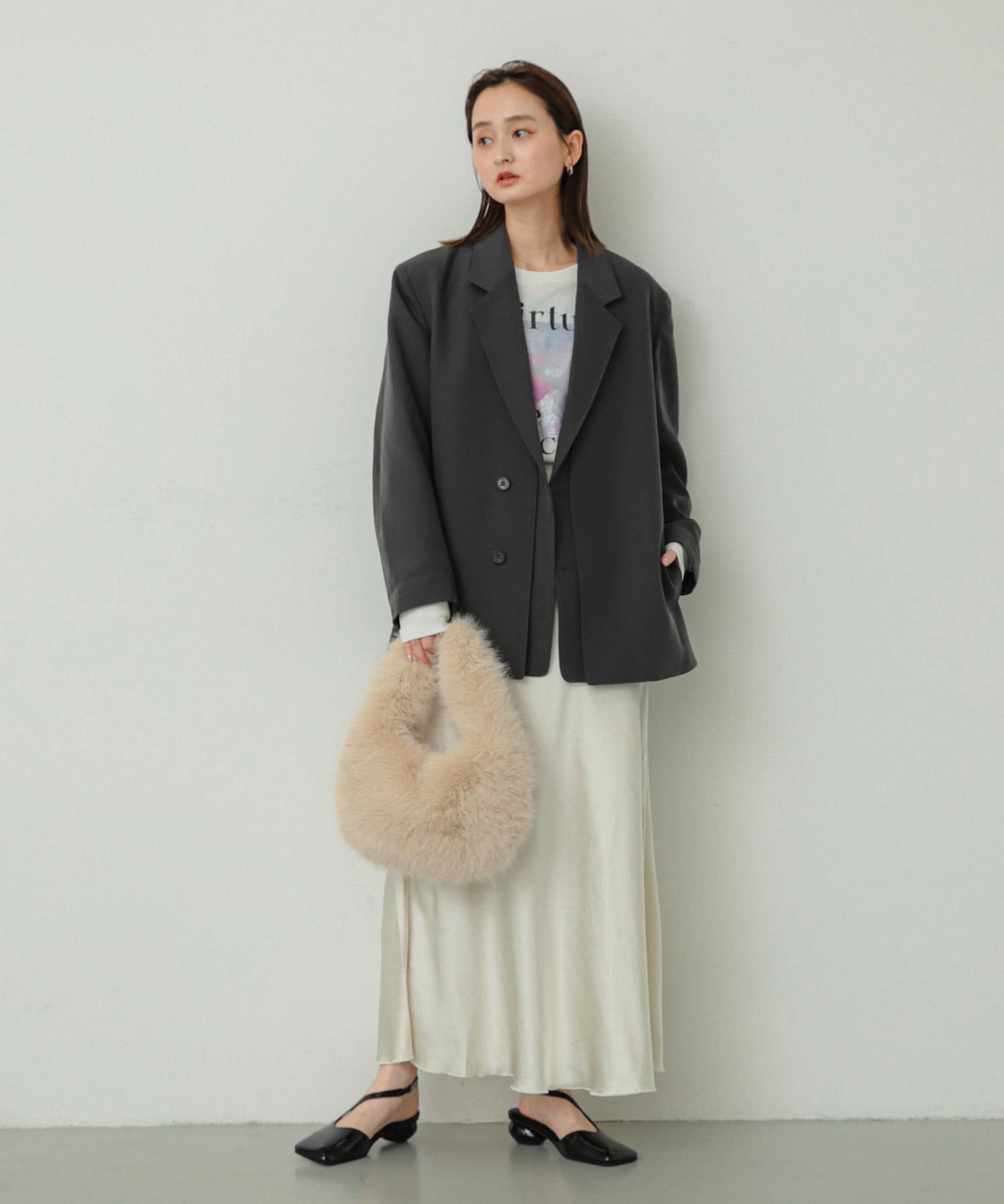 身長：169cm サイズ：one