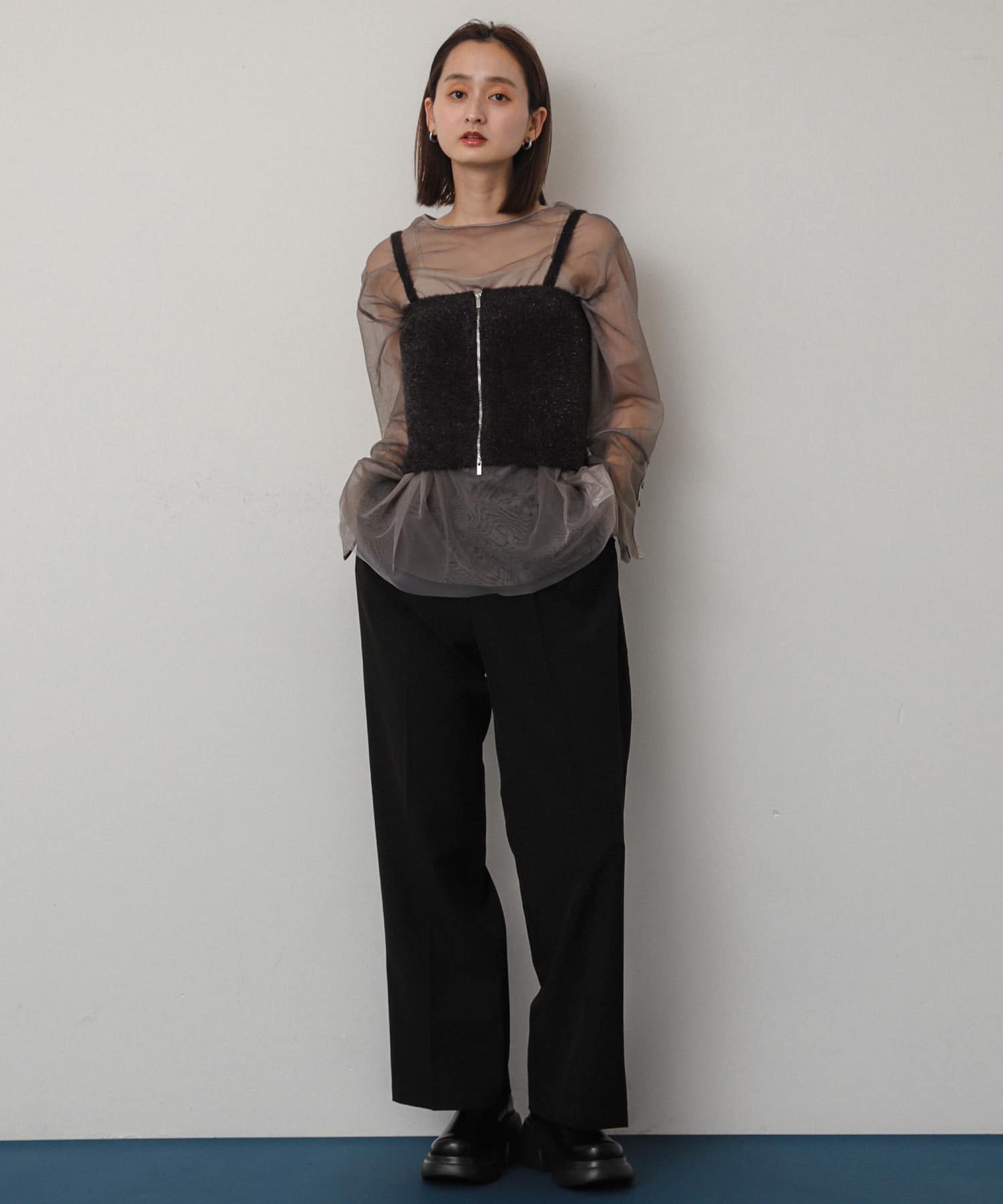 身長：169cm サイズ：one