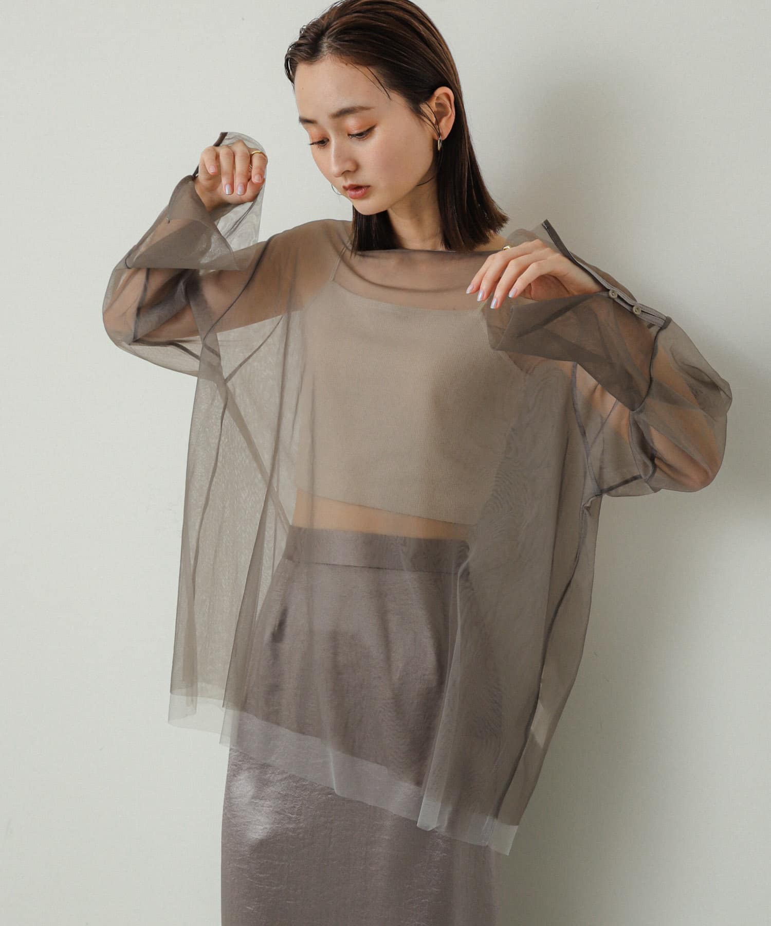 身長：169cm サイズ：one