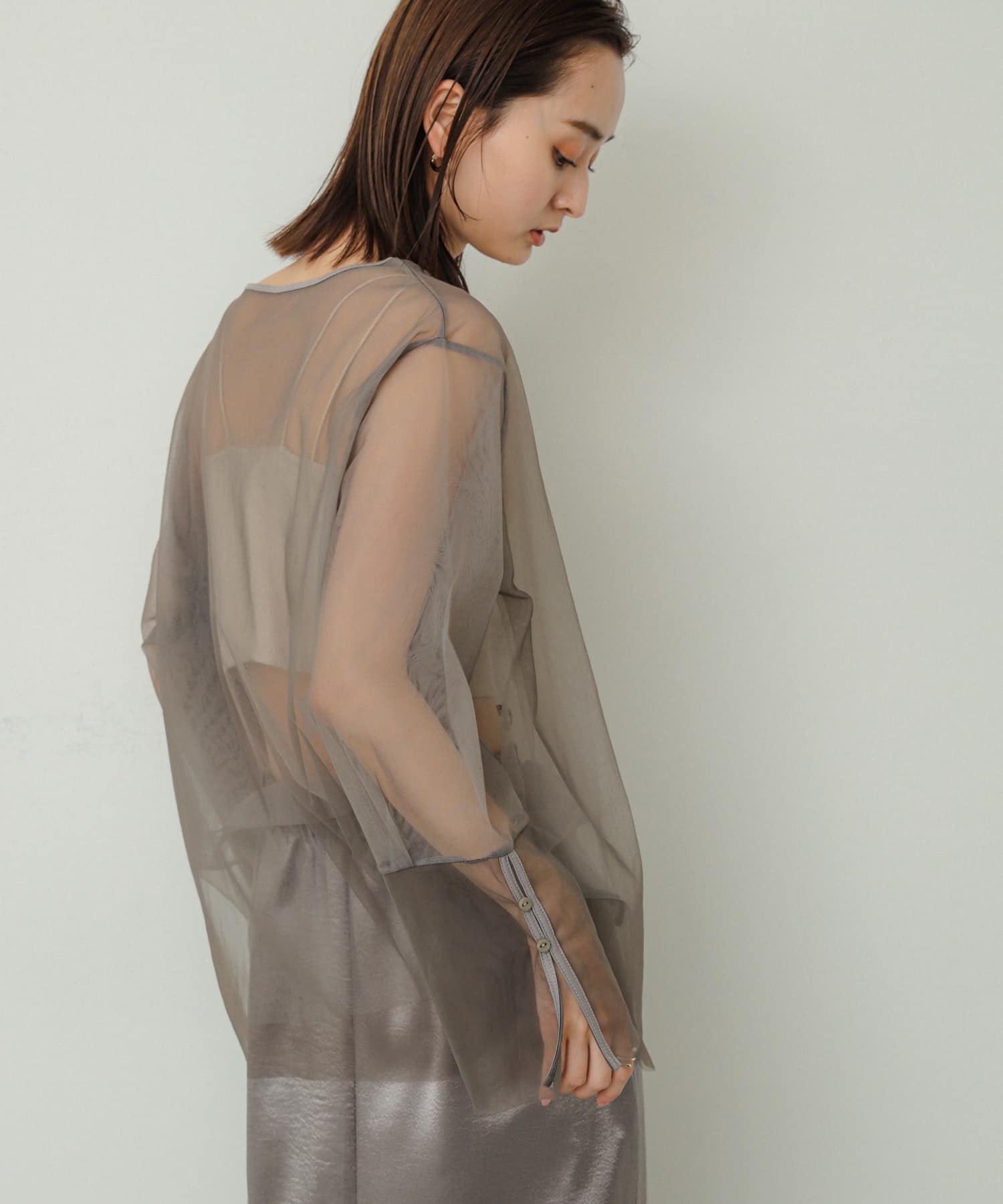 身長：169cm サイズ：one