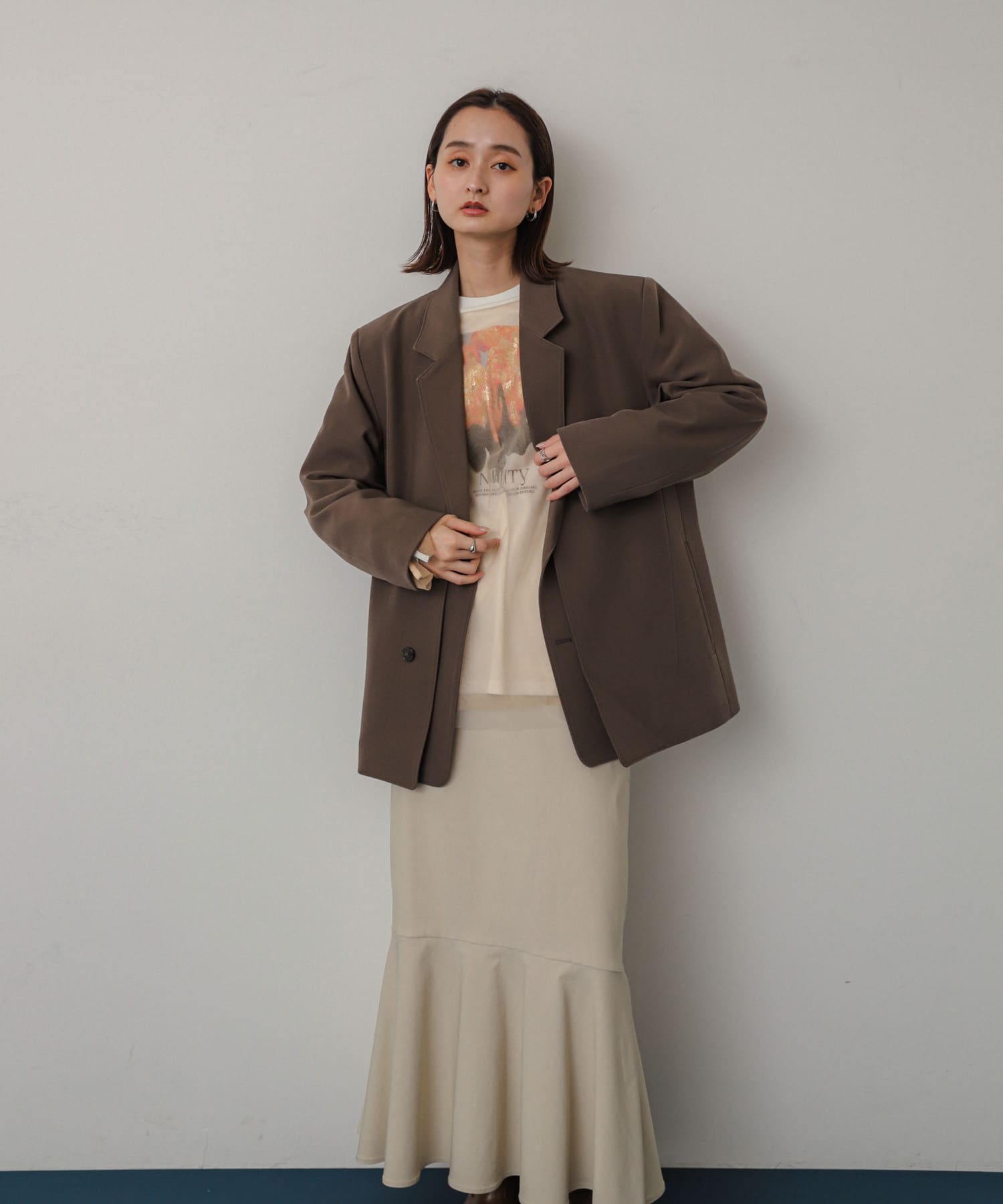 身長：169cm サイズ：one