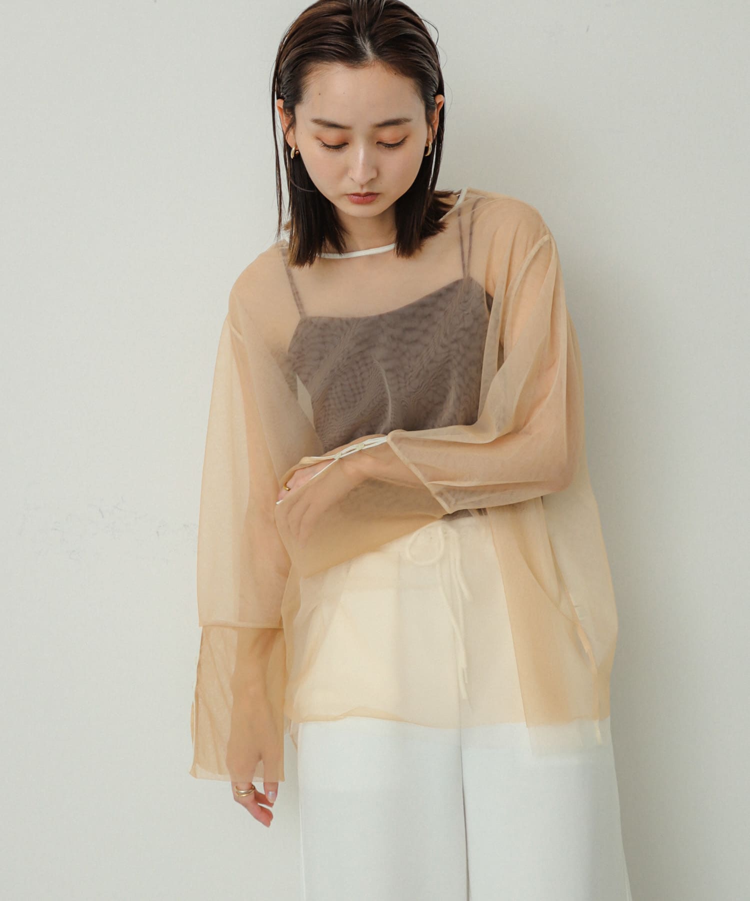 身長：169cm サイズ：one