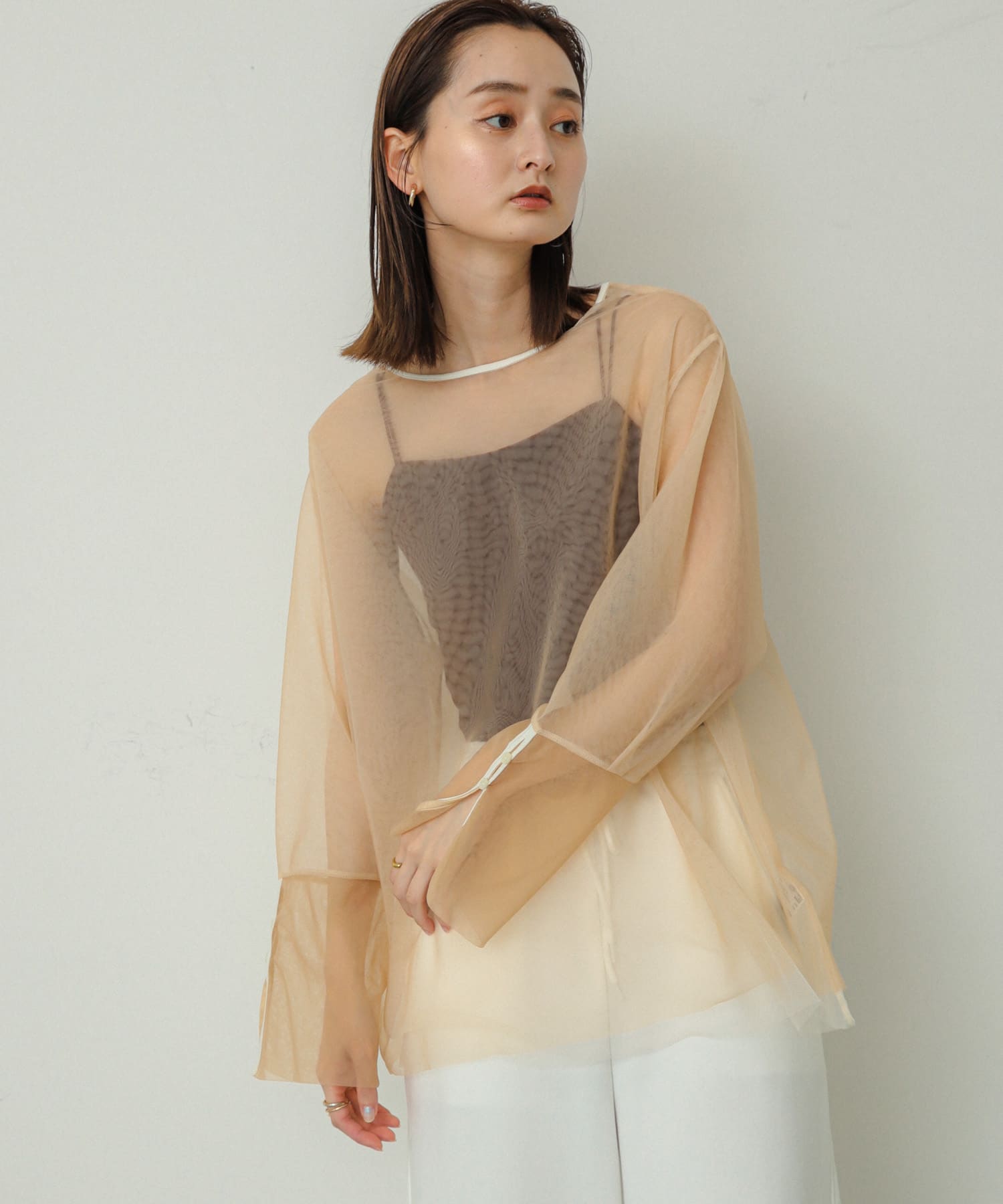 身長：169cm サイズ：one