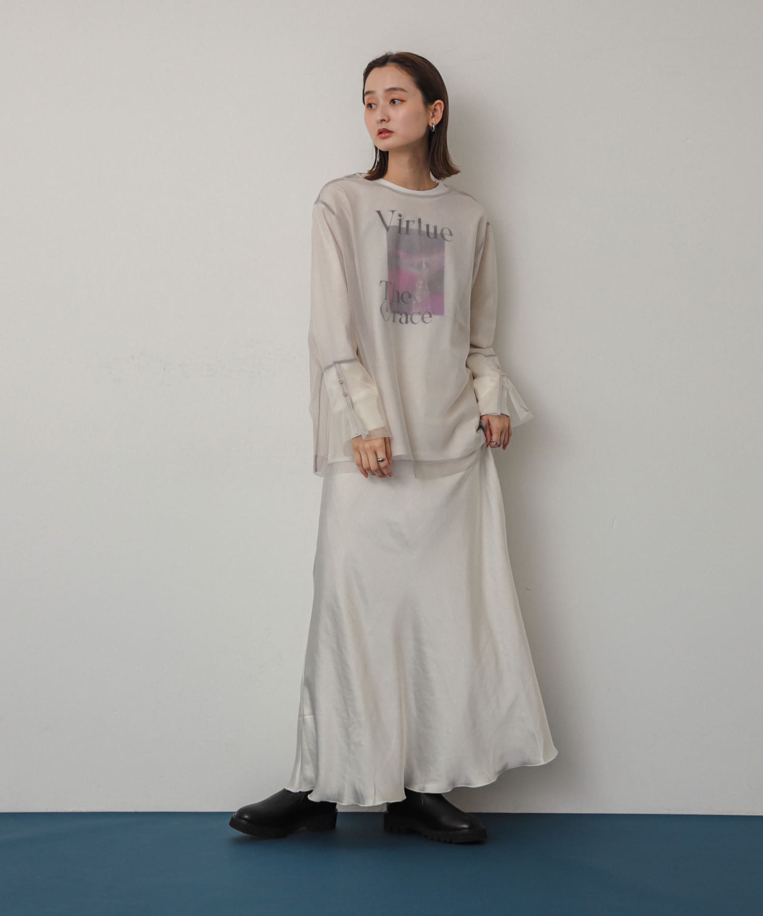 身長：169cm サイズ：one
