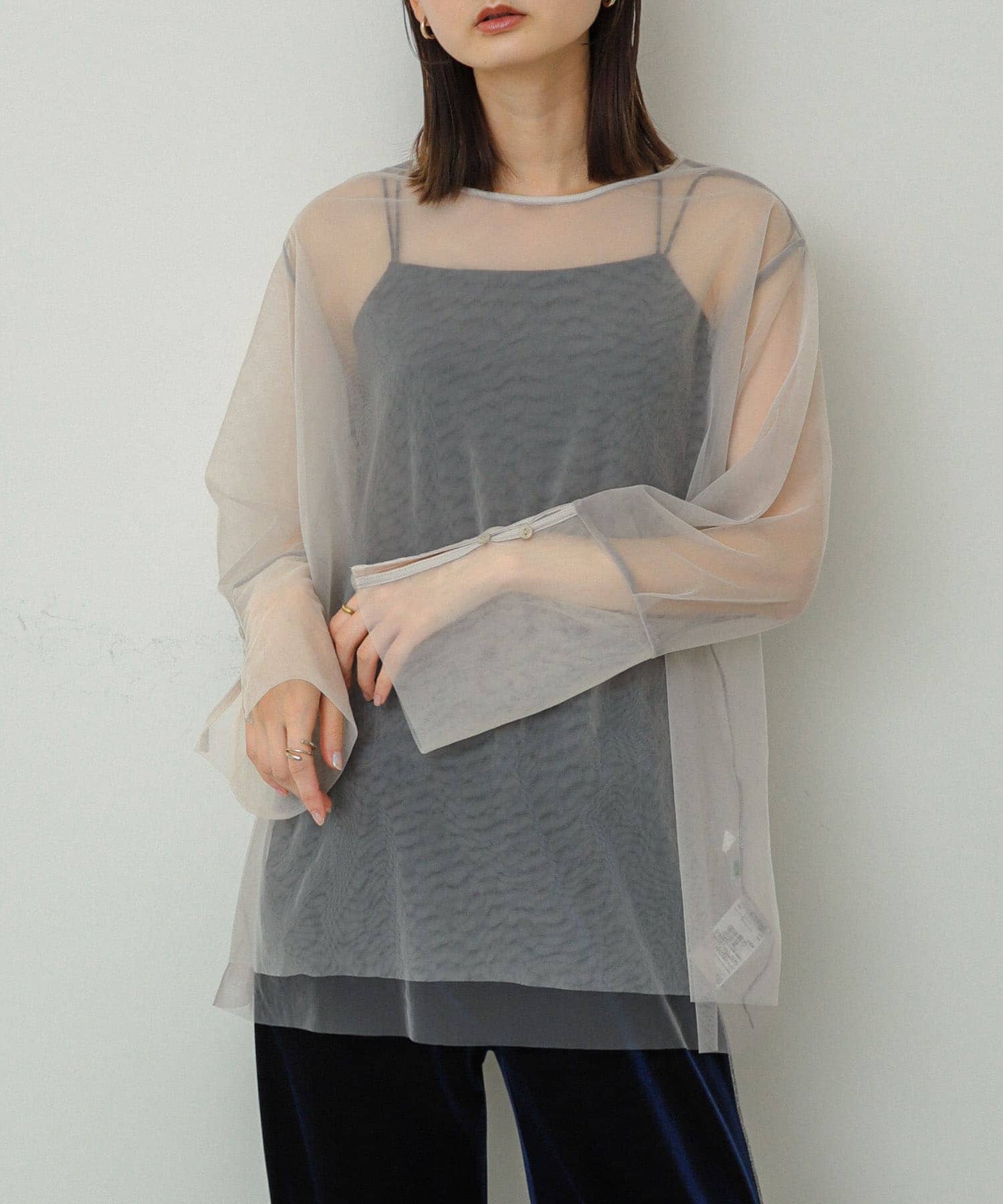 身長：169cm サイズ：one
