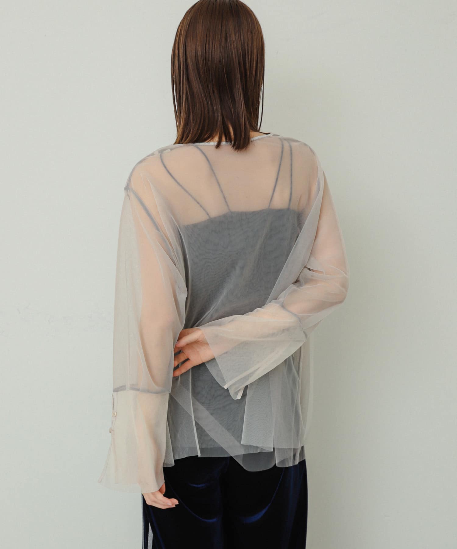 身長：169cm サイズ：one