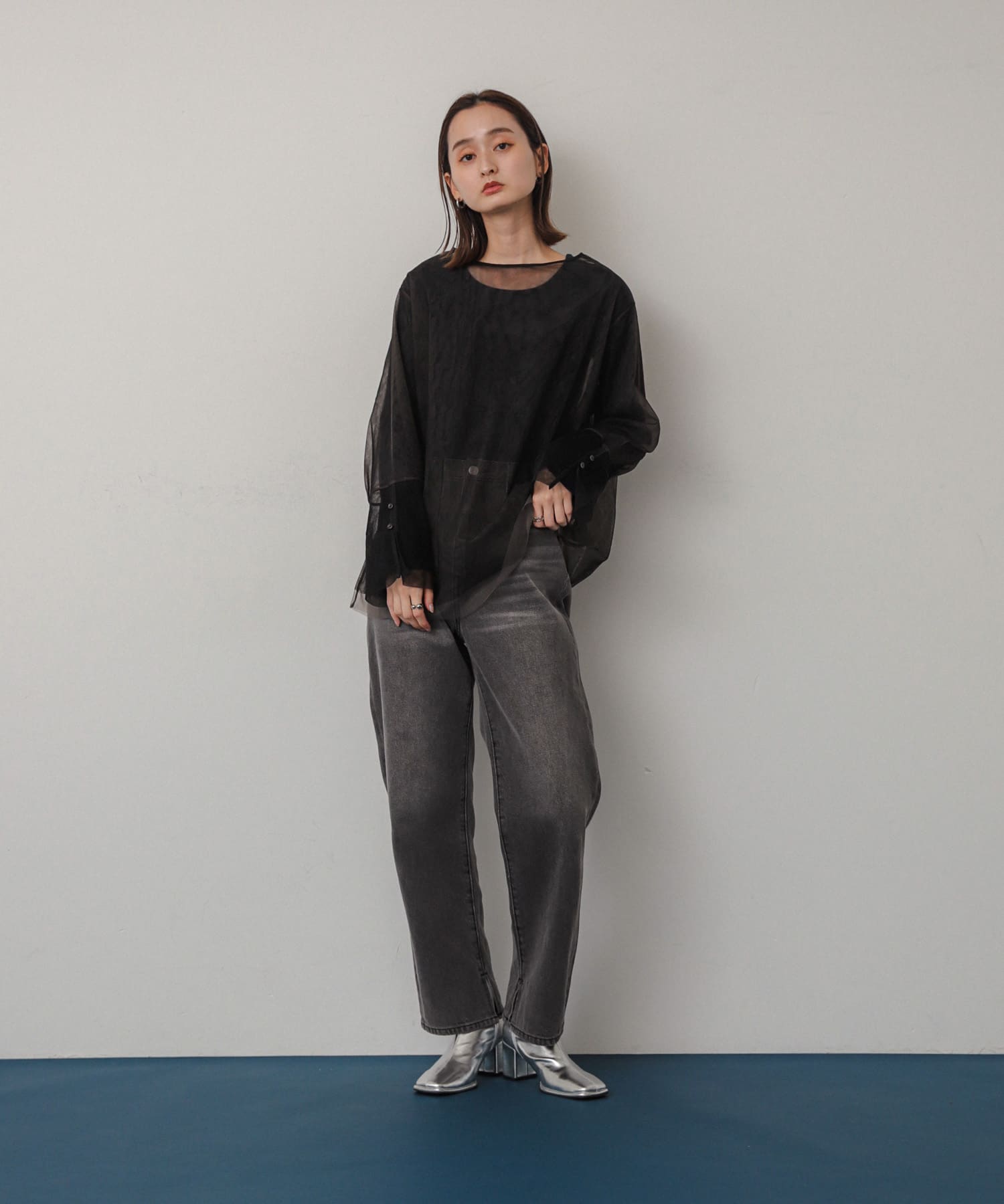 身長：169cm サイズ：one