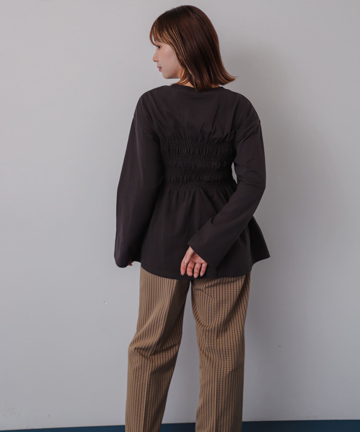 身長：158cm サイズ：one