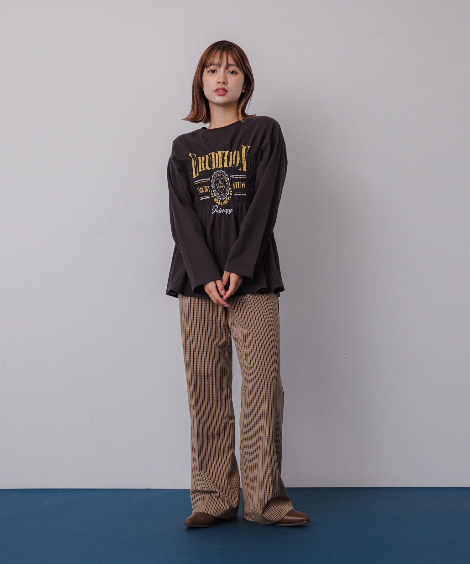 身長：158cm サイズ：one