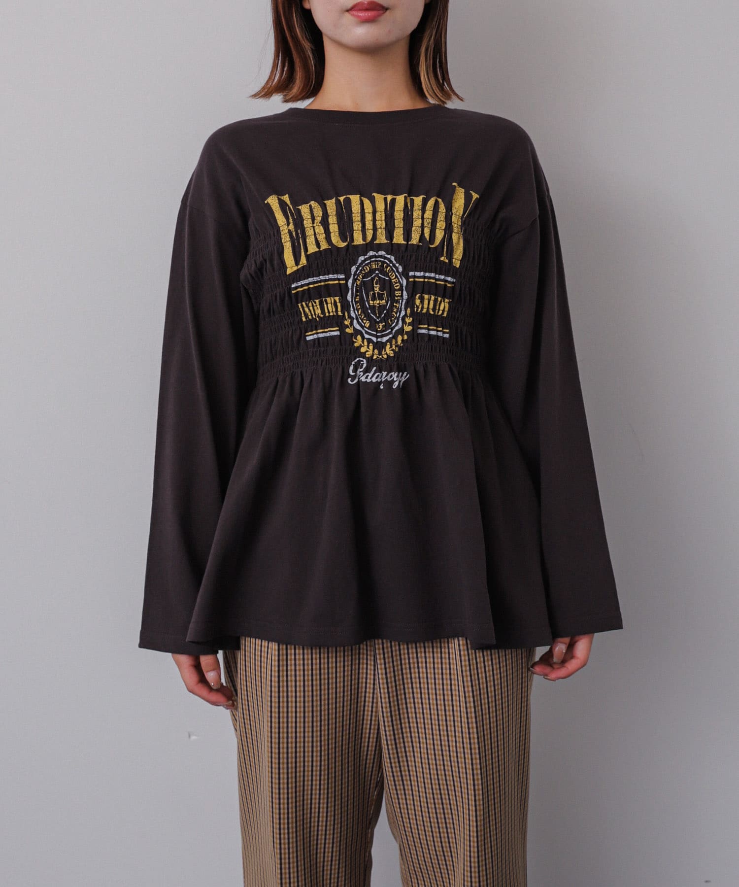 身長：158cm サイズ：one