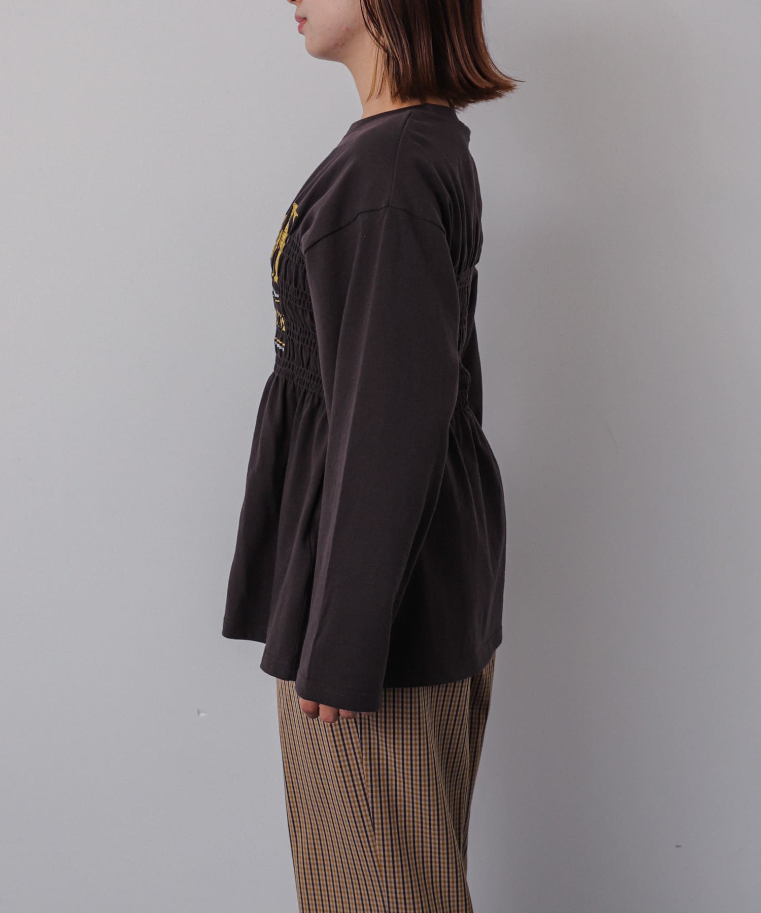 身長：158cm サイズ：one