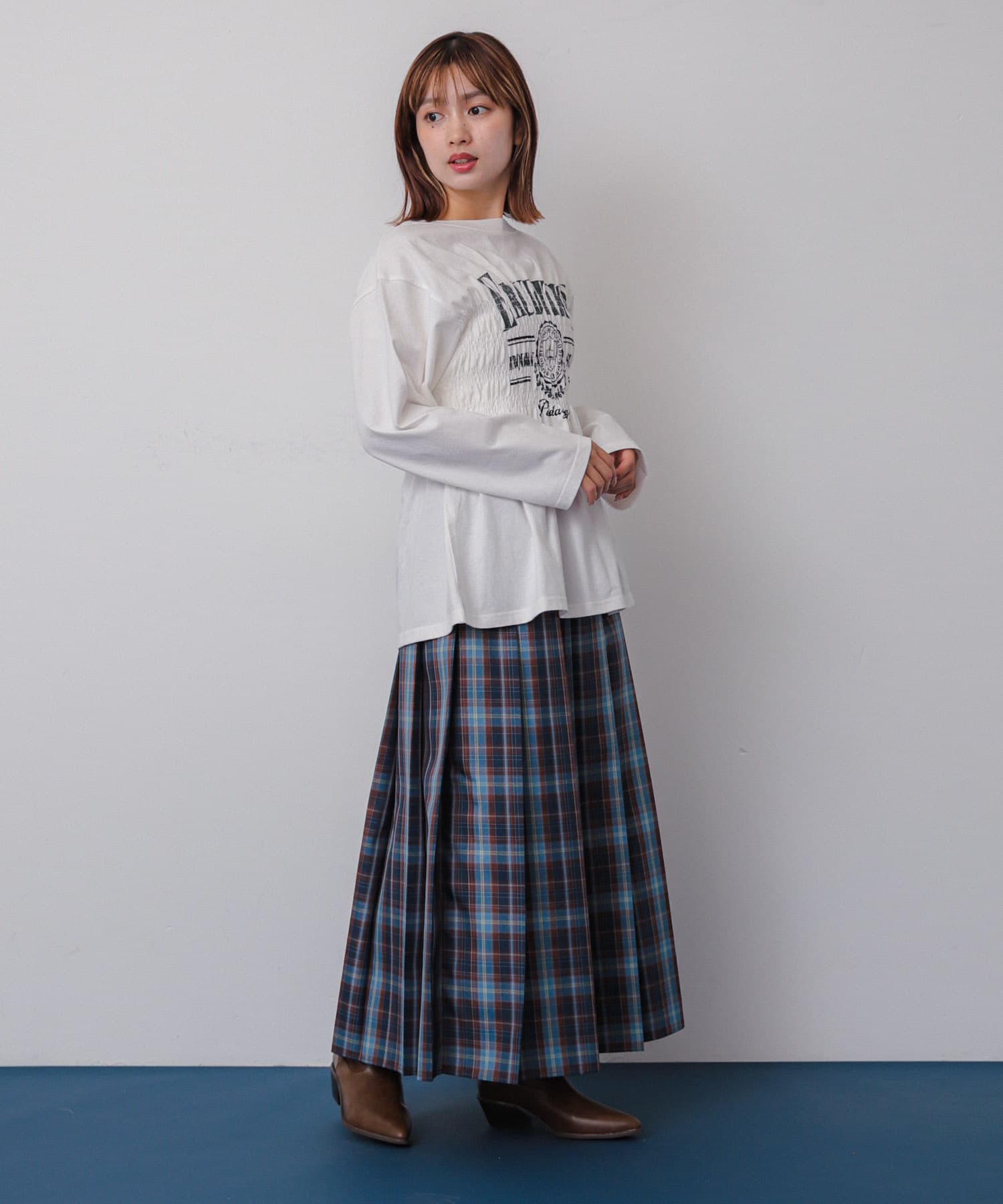 身長：158cm サイズ：one