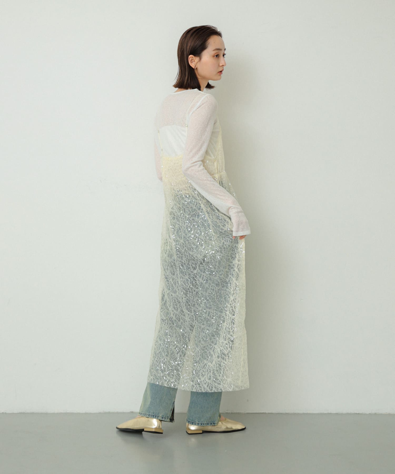 身長：169cm サイズ：one
