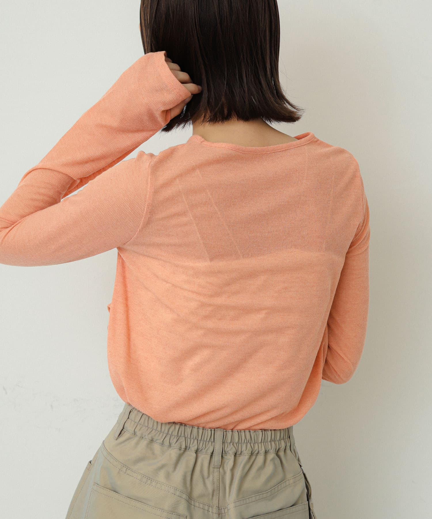 身長：169cm サイズ：one