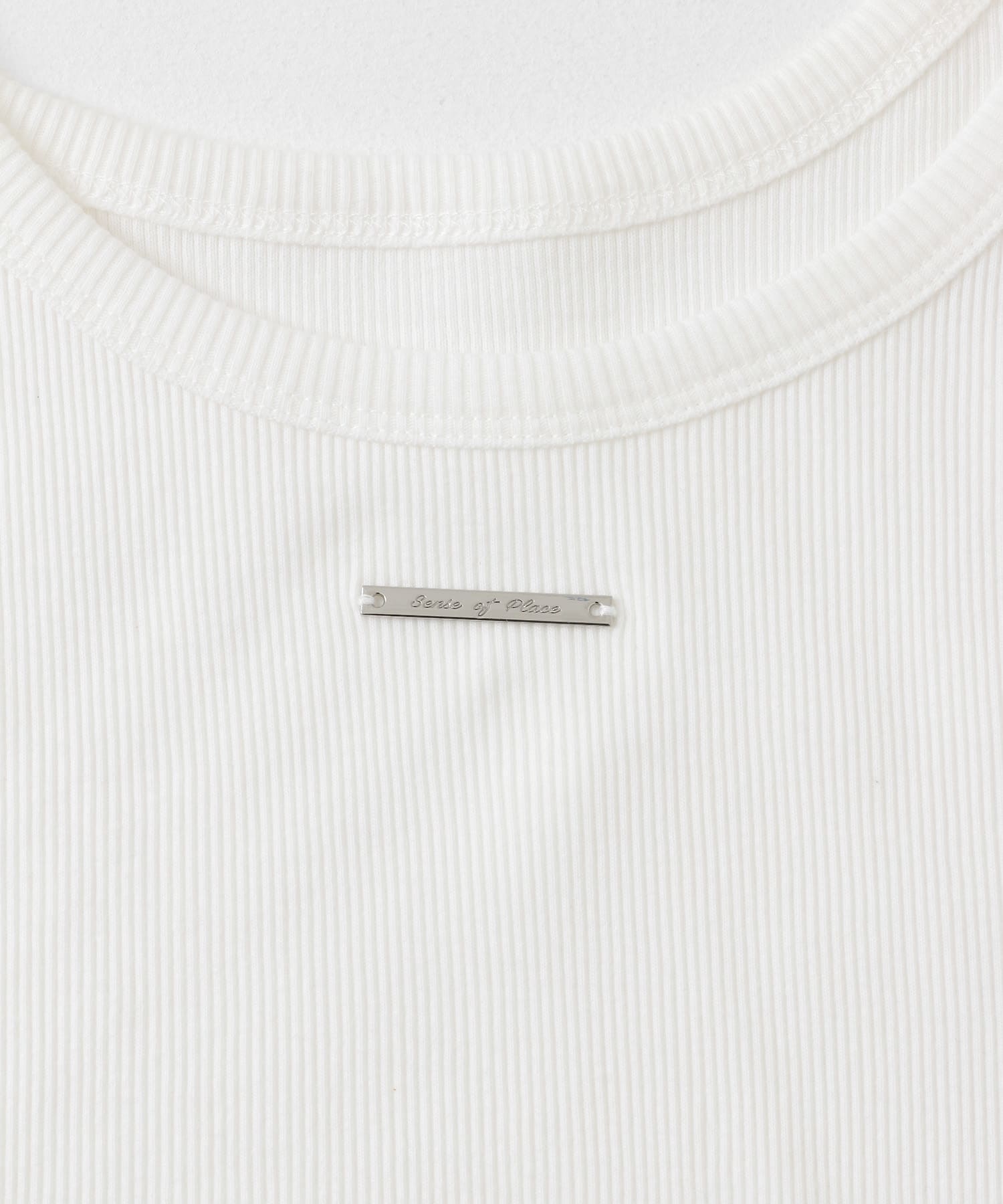 プレートピグメントタンクトップ OFF WHITE COMPACT