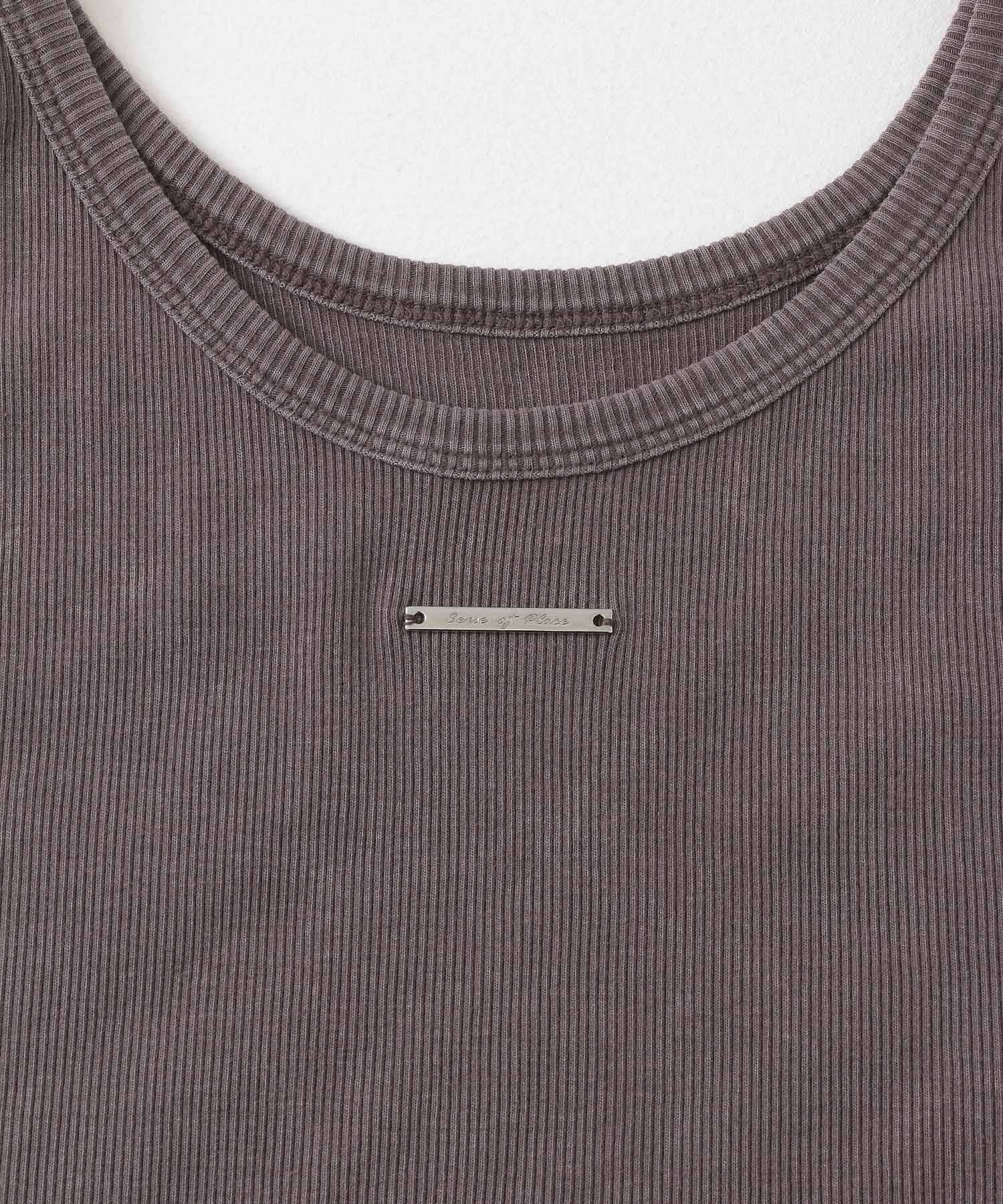 プレートピグメントタンクトップ GRAY COMPACT