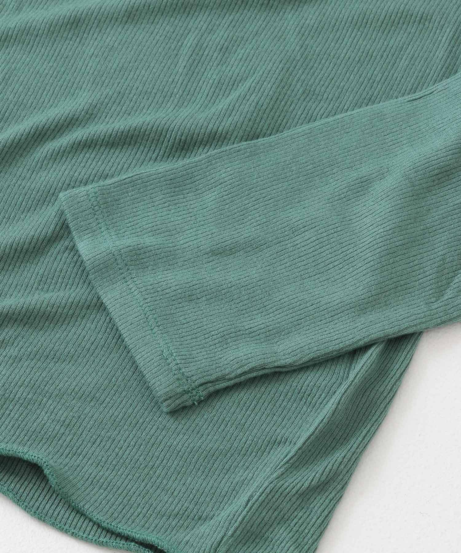 メローハイネックトップ GREEN one