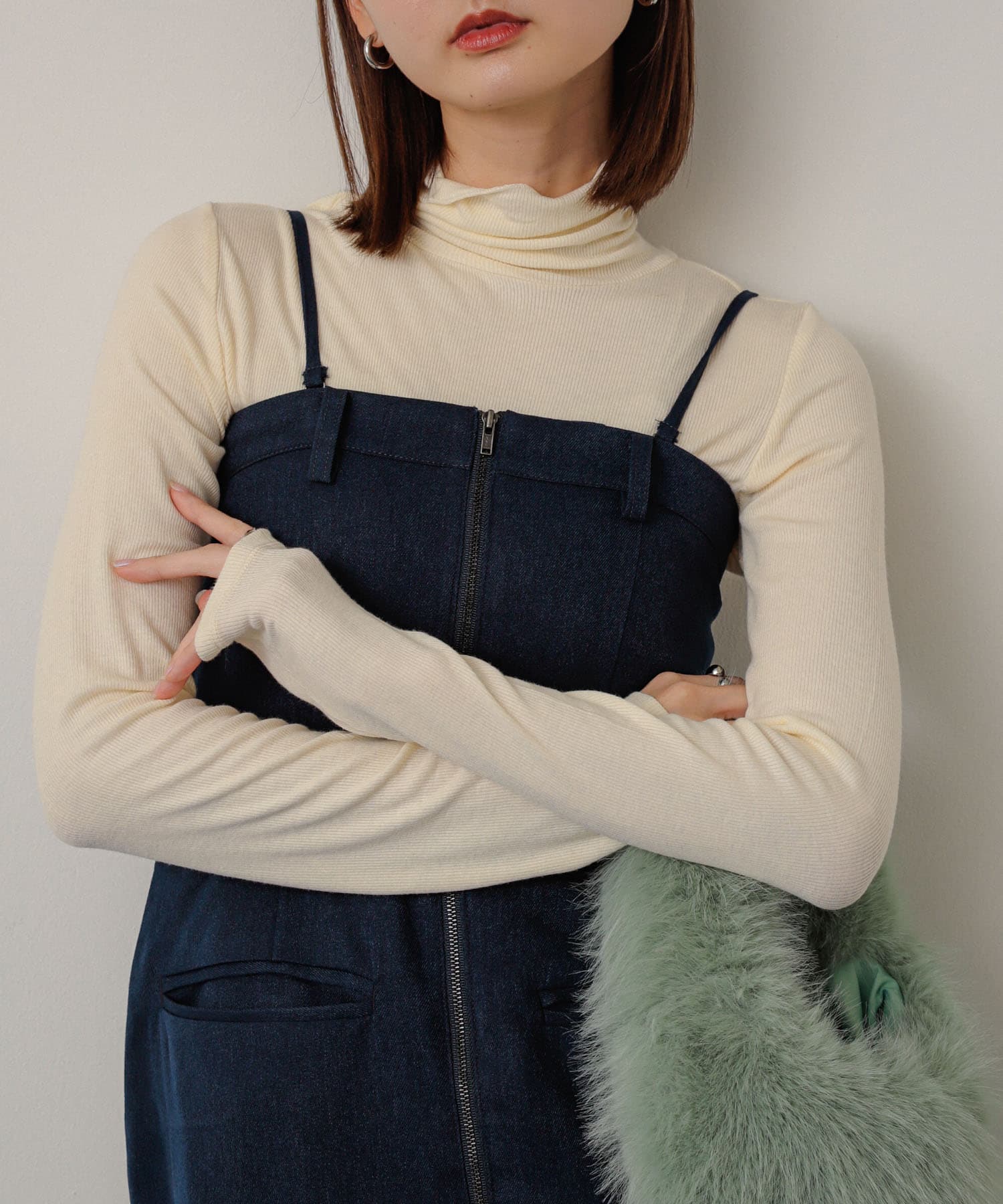 身長：169cm サイズ：one