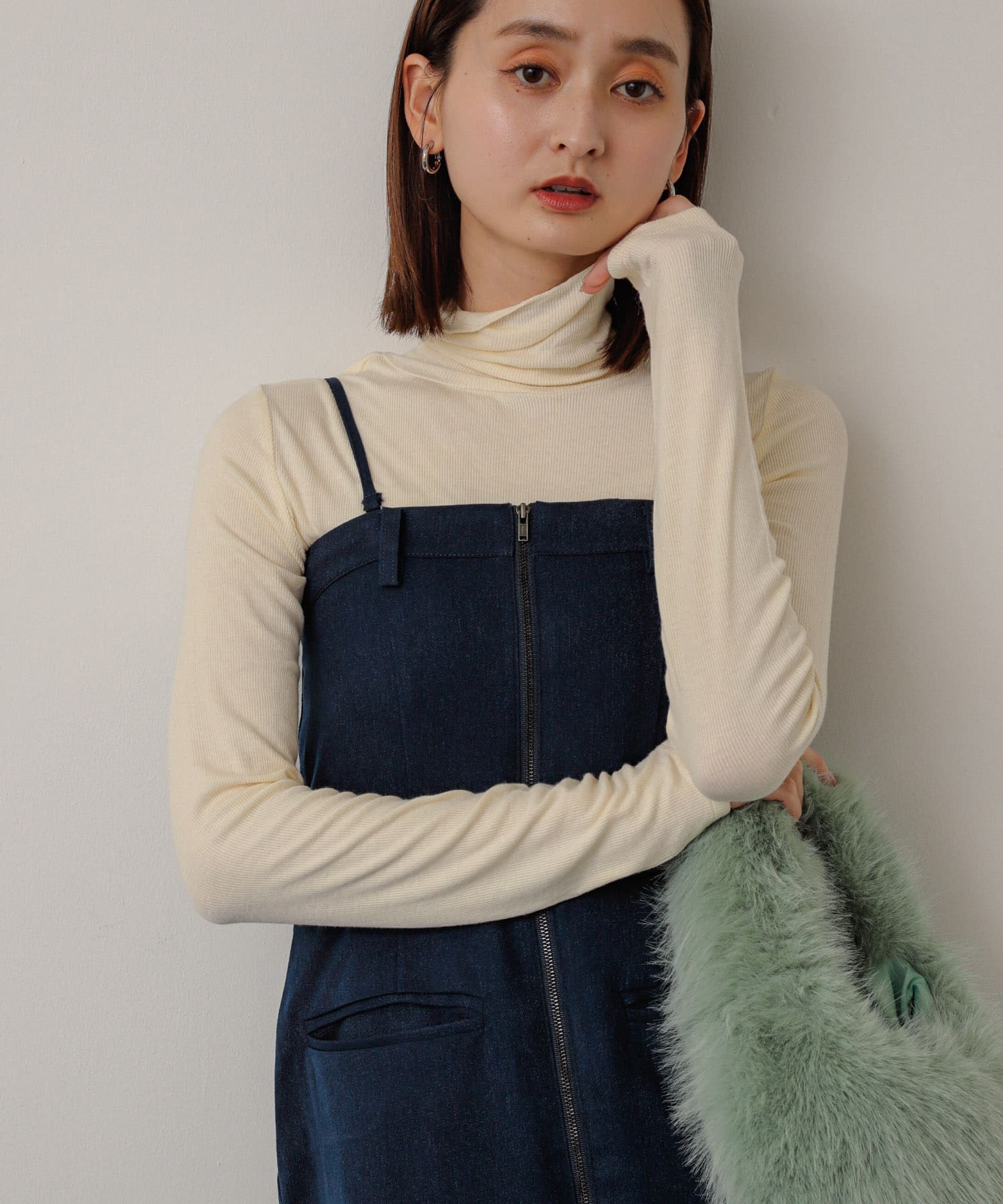 身長：169cm サイズ：one